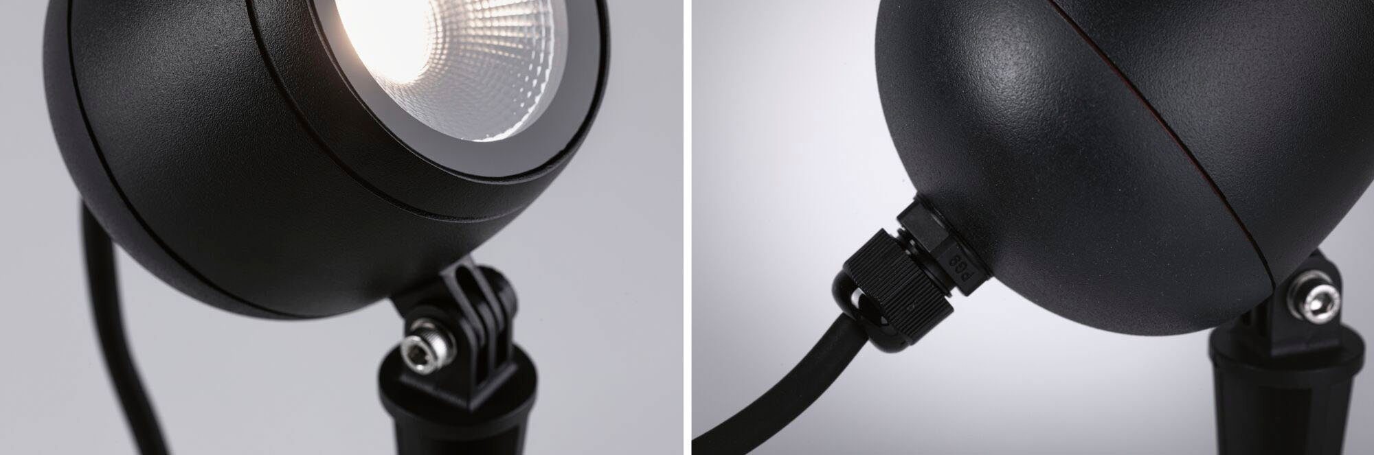 Paulmann Led-tuinverlichting Buiten Plug & Shine Spot Kikolo 60° 3000K Antraciet (1 stuk)