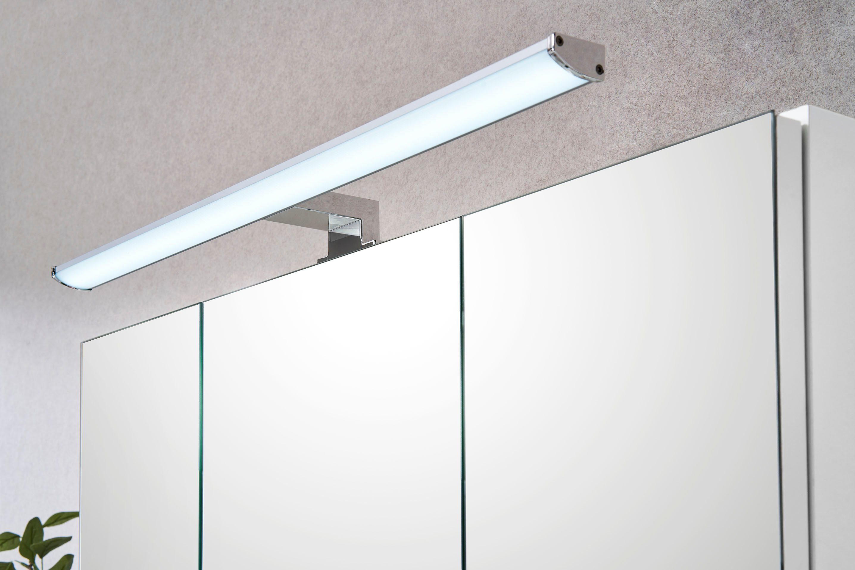 Saphir Spiegelkast Quickset 360 Badkamermeubel, 3 spiegeldeuren, 6 planken, 75 cm breed