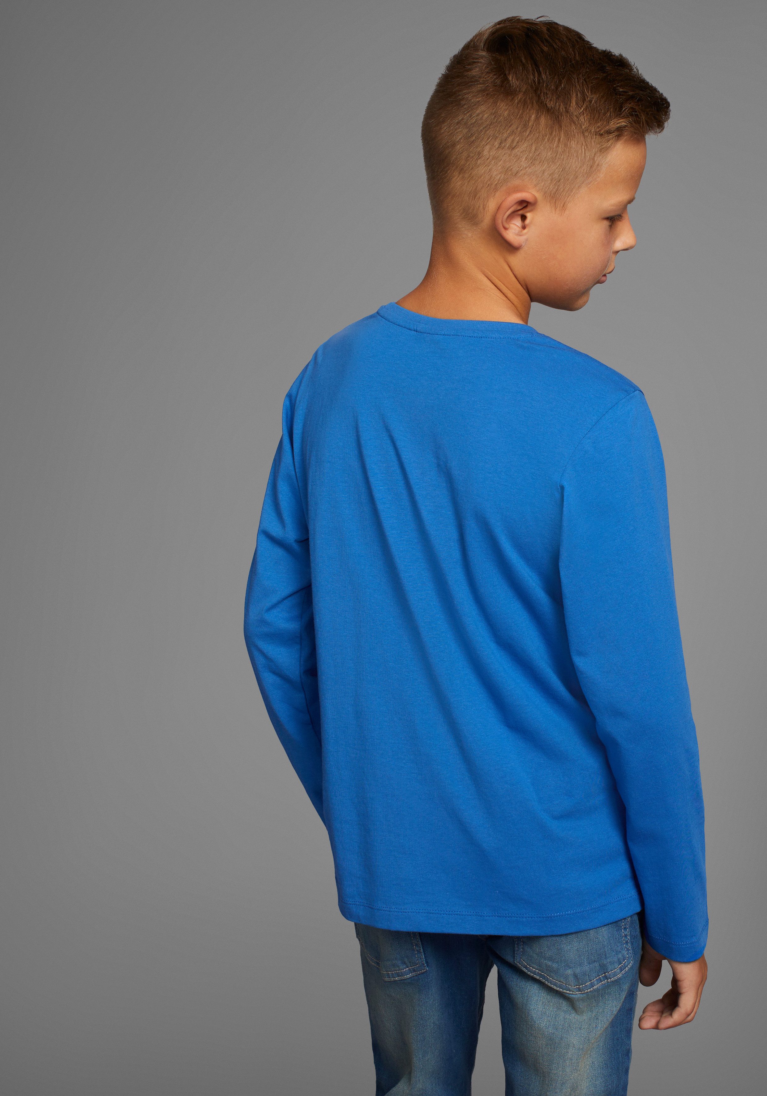 KIDSWORLD Shirt met lange mouwen Gamer Langarm, basic pasvorm, met trendy opdruk