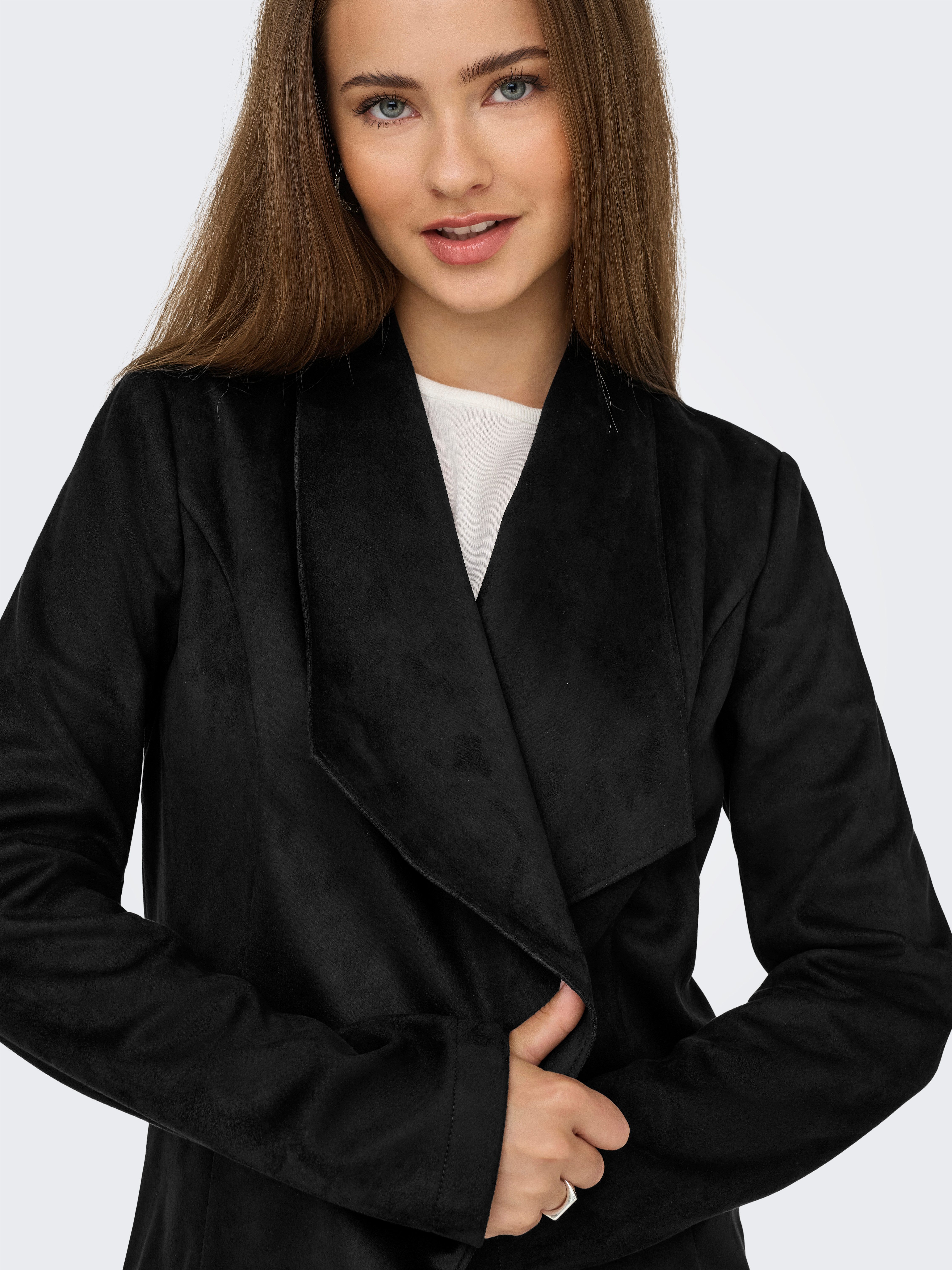 Only Kort jack ONLJOLINE FAUX SUEDE DRAPY JACKET OTW