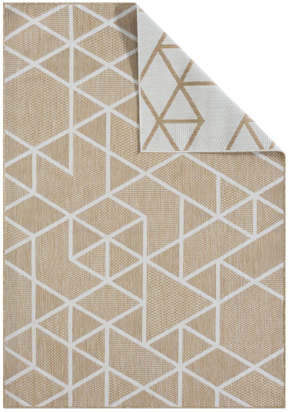Myflair Möbel & Accessoires Vloerkleed Miller, MAGAZIJNOPRUIMING! Omkeerbaar tapijt, modern ontwerp, geschikt voor buiten, balkon, terras
