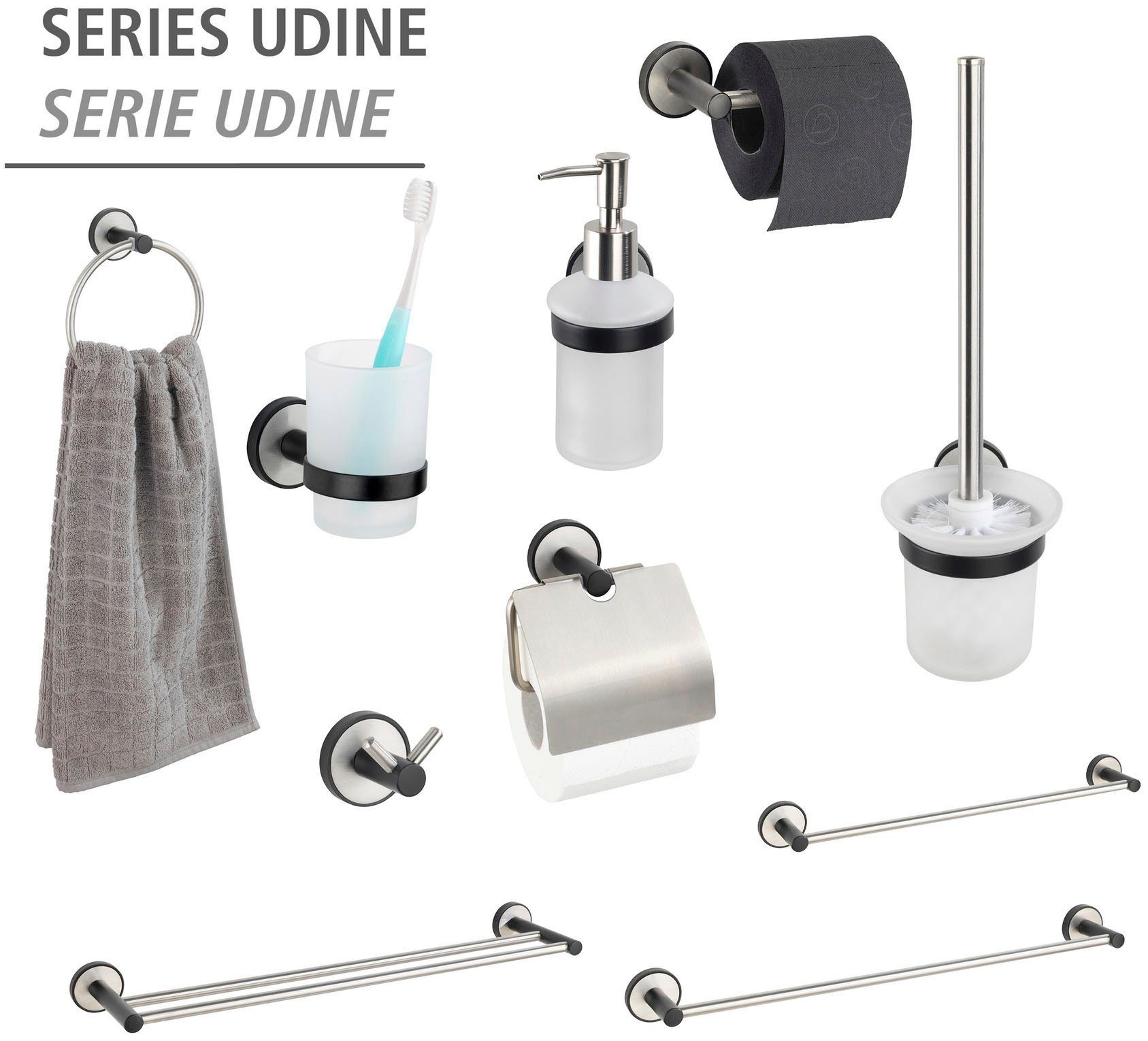 WENKO Toiletrolhouder UV-Loc® Udine Bevestigen zonder boren