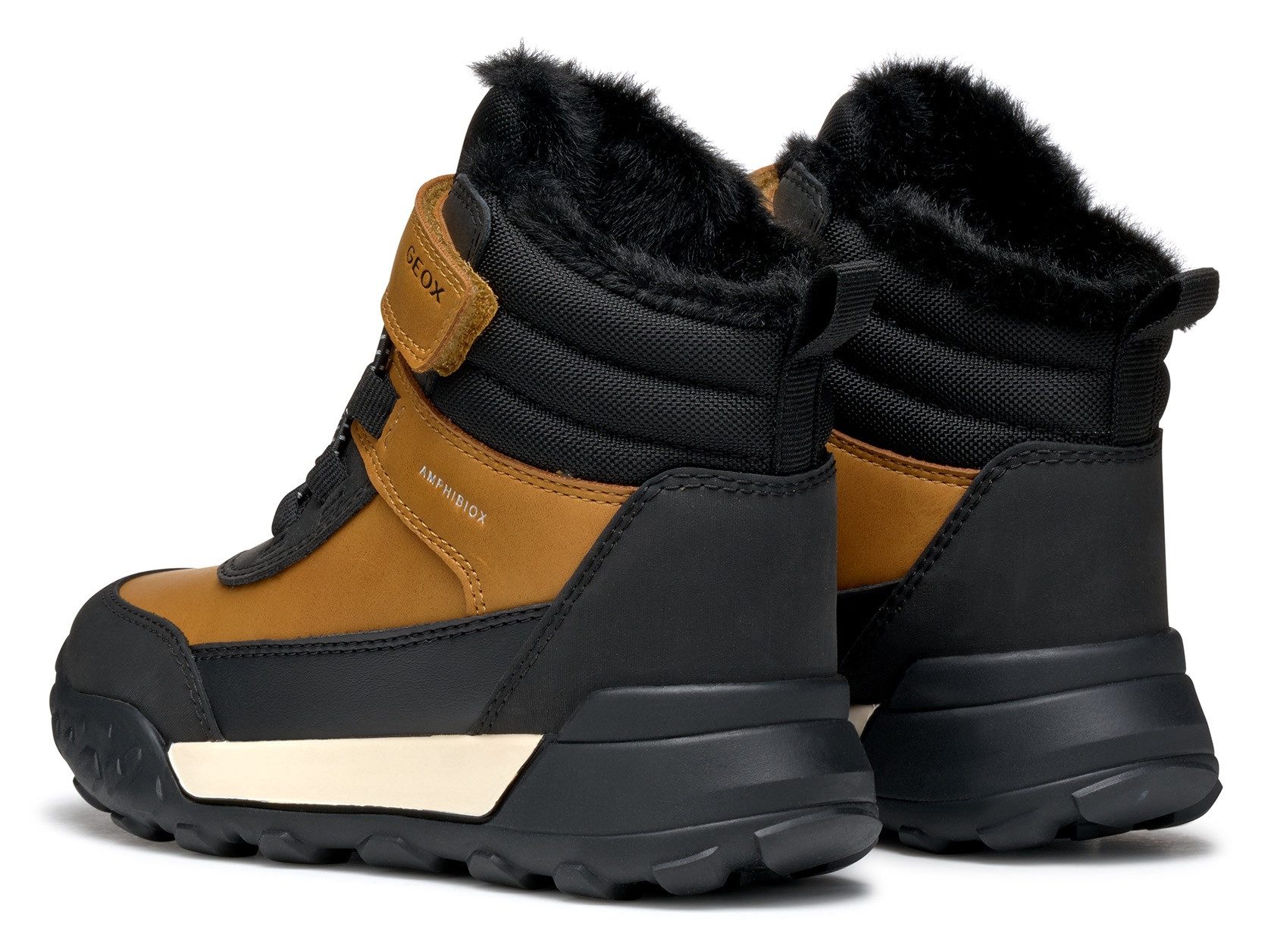 Geox Winterlaarzen J TREKKYUP BOY B ABX Klittenbandlaarzen, sneeuwlaarzen, winterlaarzen met klittenband