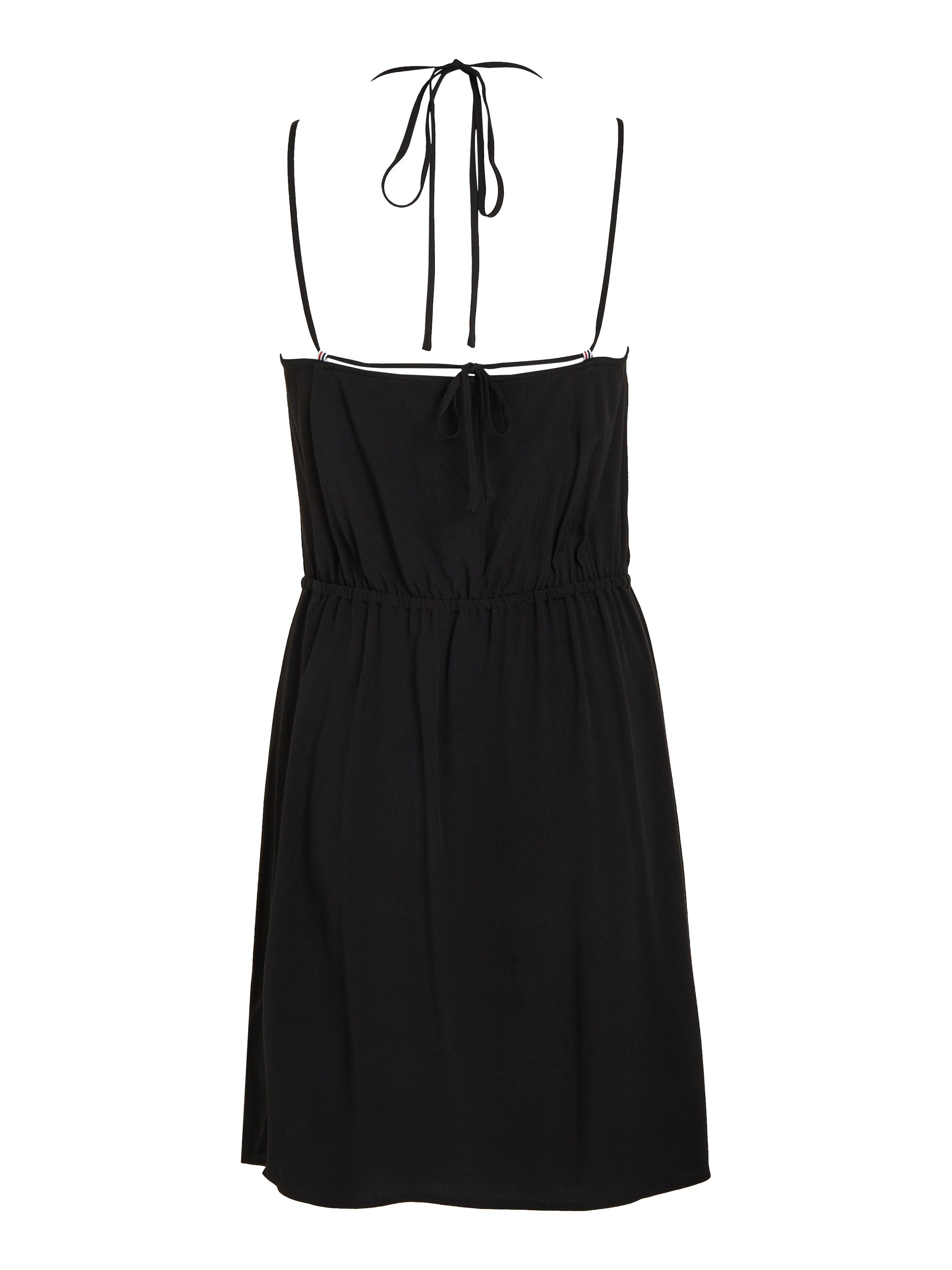 TOMMY JEANS Jurk met spaghettibandjes TJW ESSENTIAL STRAPPY DRESS met modieuze bandjesverwerking