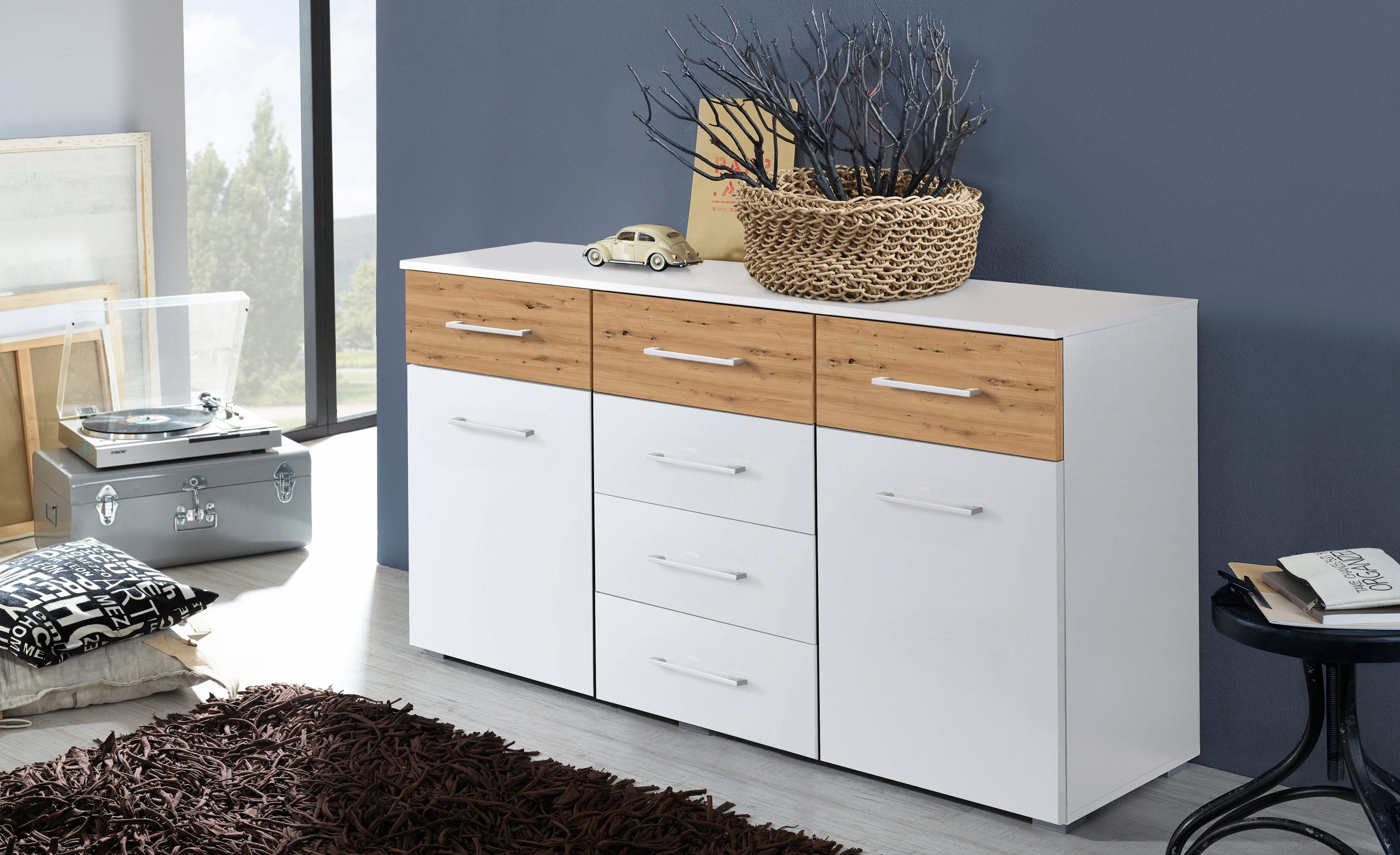 rauch Kast met laden en deuren Boston-extra Breedte 140 cm