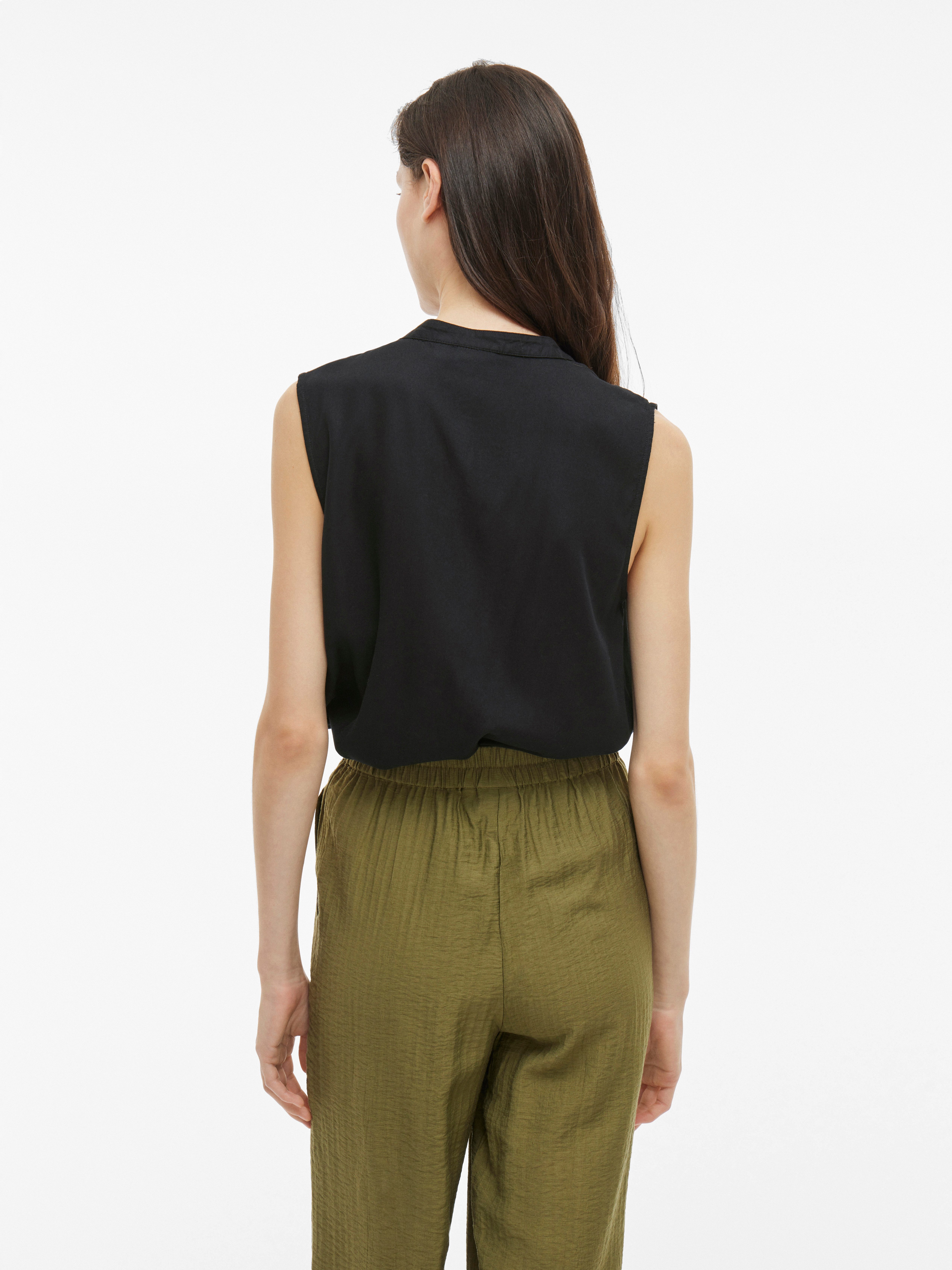 Vila Top VIROSA V-NECK S/L TOP - NOOS