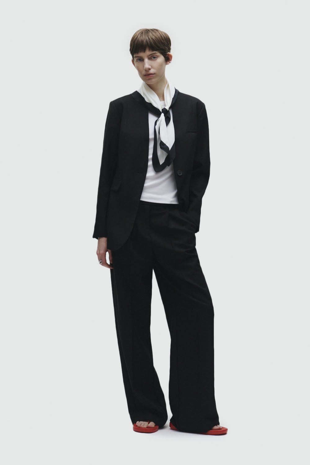 HECHTER PARIS Pantalon met wijde pijpen