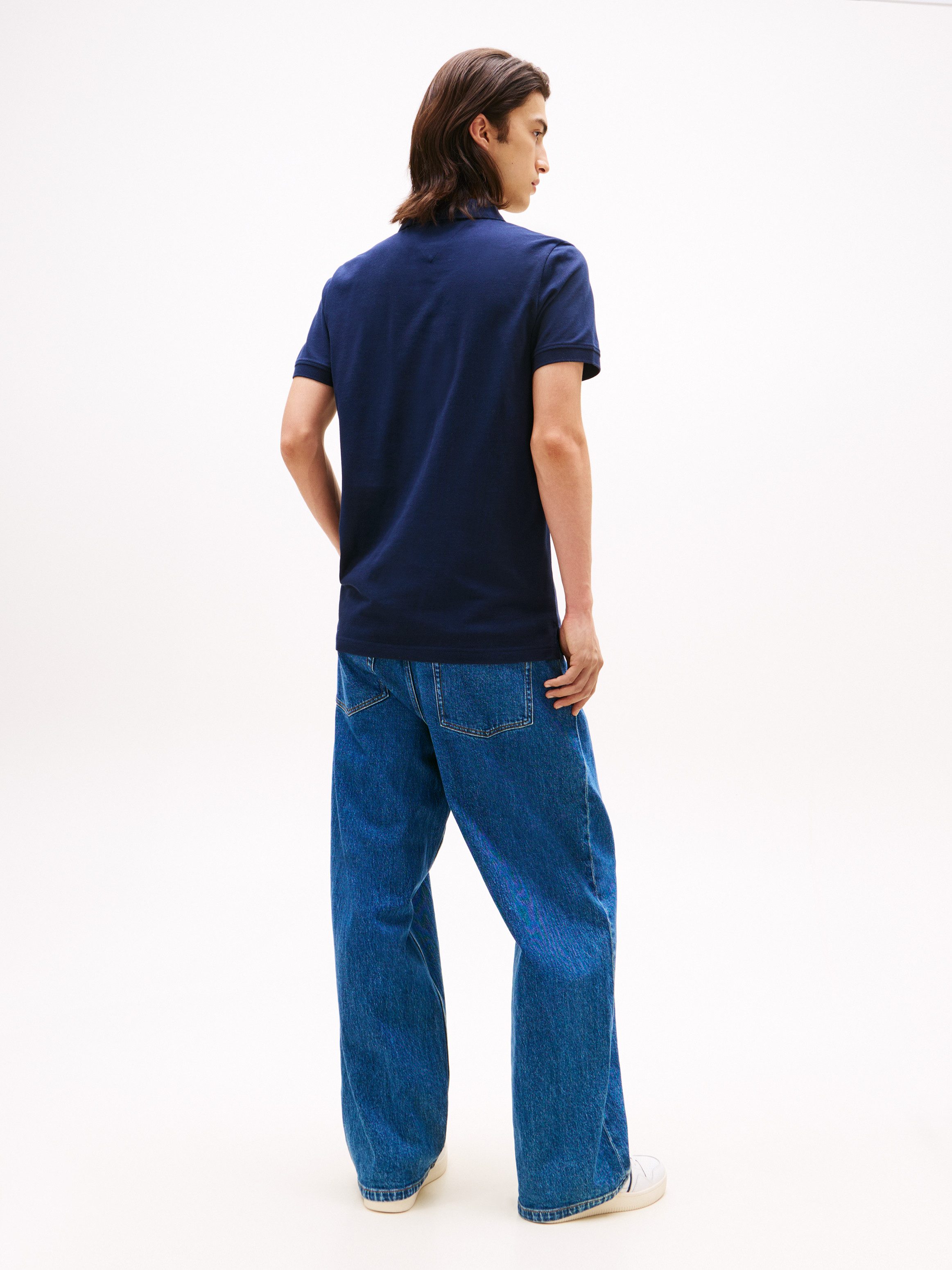 TOMMY JEANS Poloshirt TJM SLIM PLACKET POLO EXT