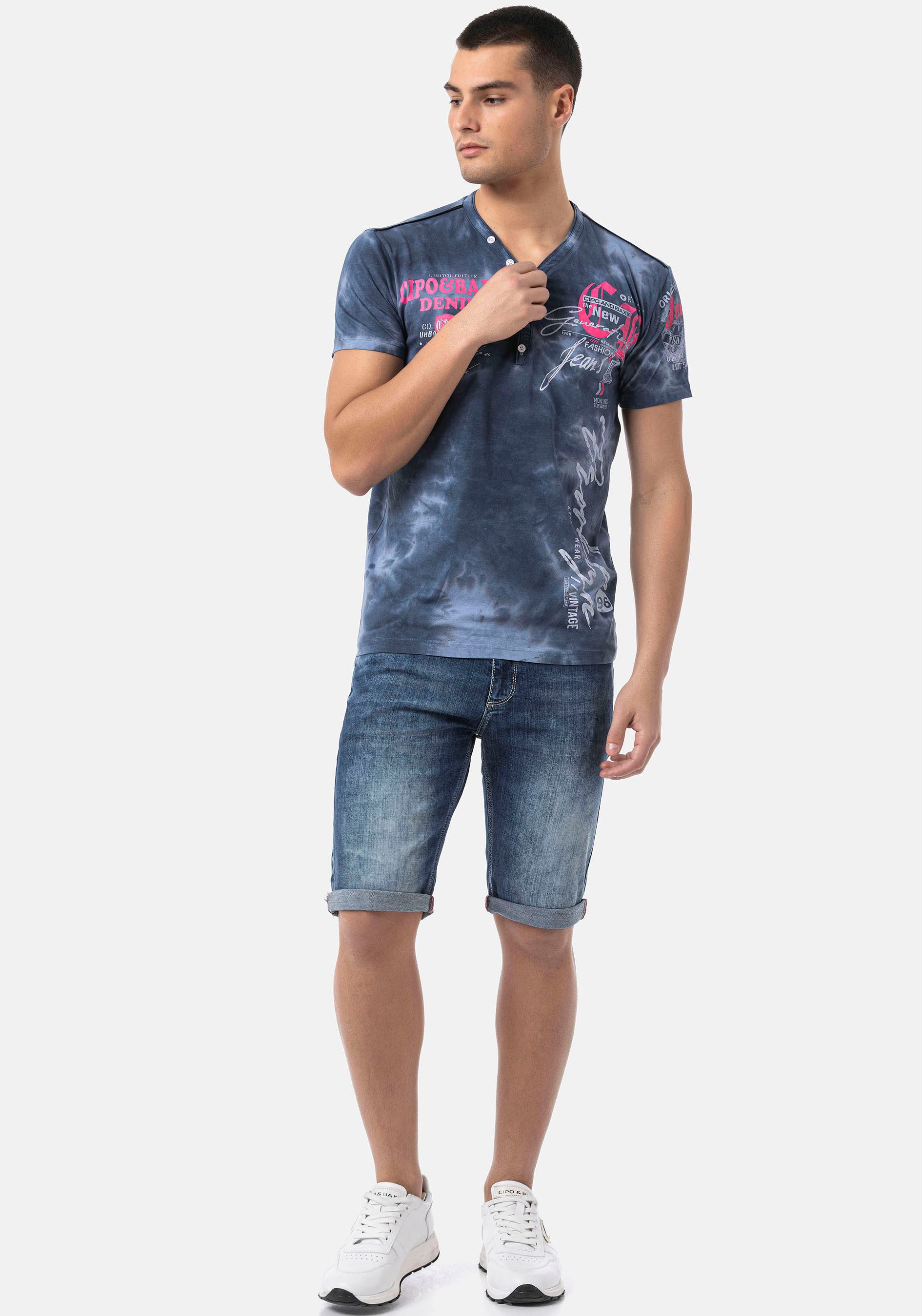 Cipo & Baxx Shirt met korte mouwen