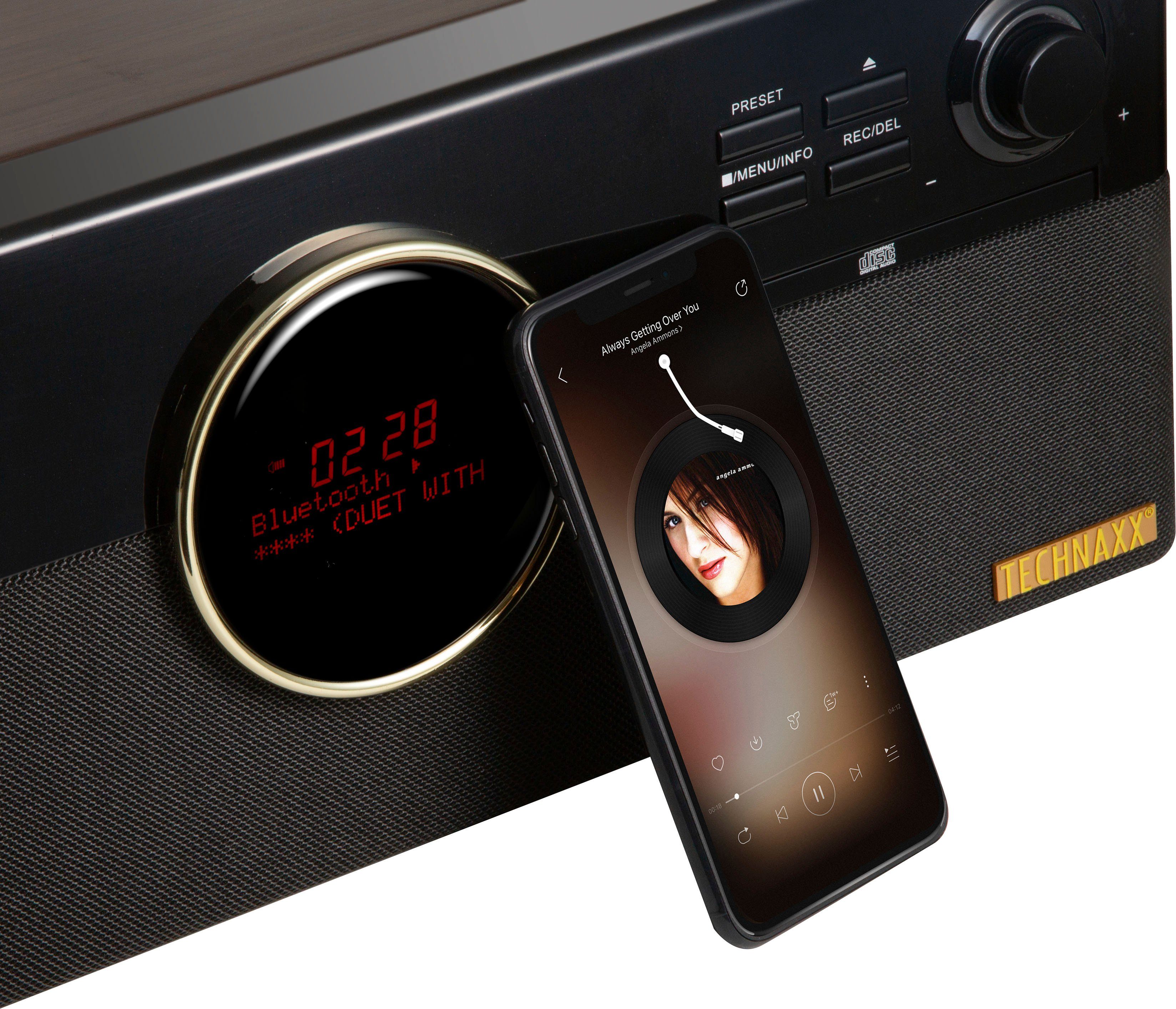Technaxx Multifunctionele speler DAB+ Bluetooth LP-Player TX-137