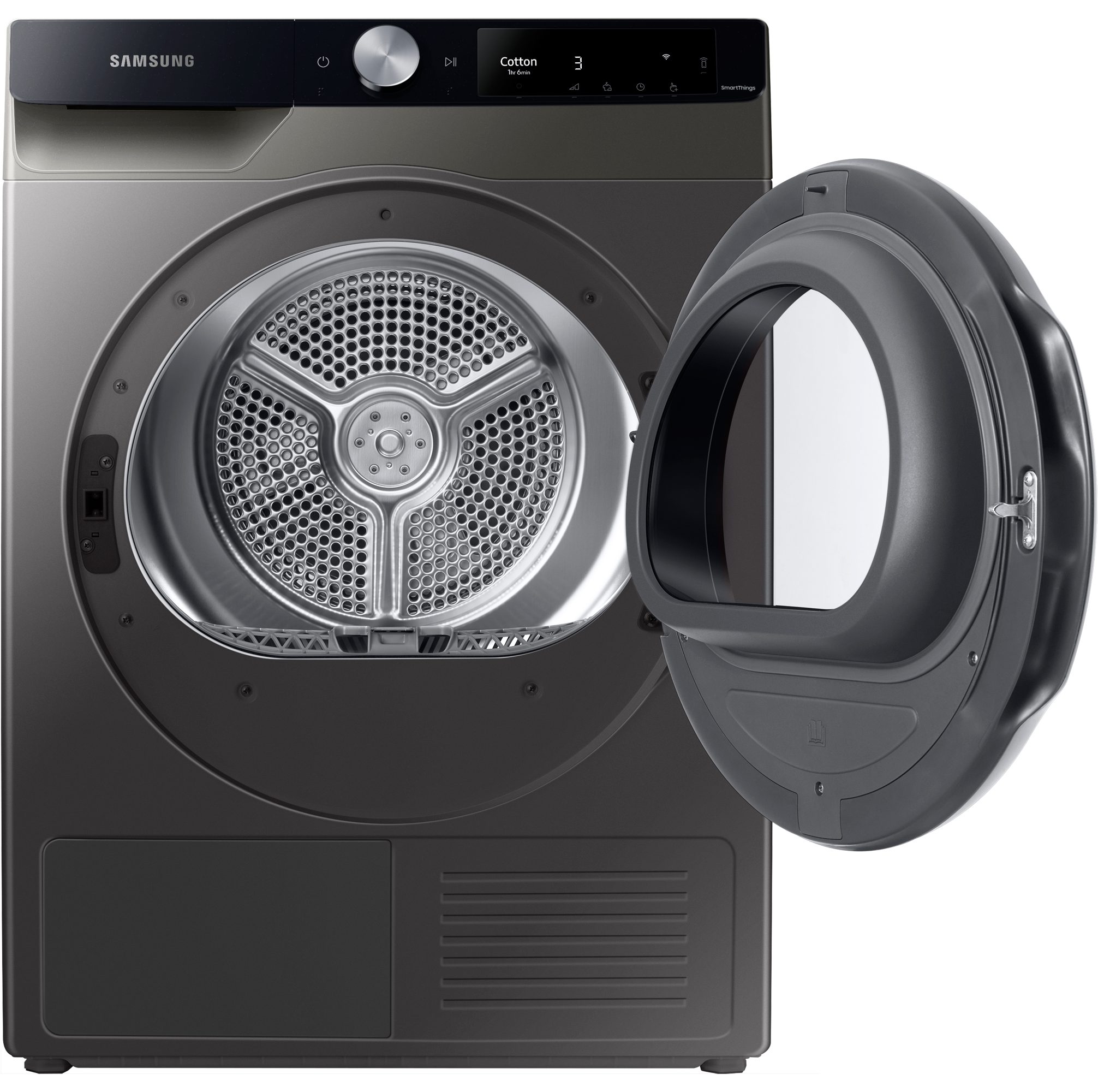 Samsung Warmtepompdroger DV80T6220LX/S2, 8 kg, Kreukbescherming