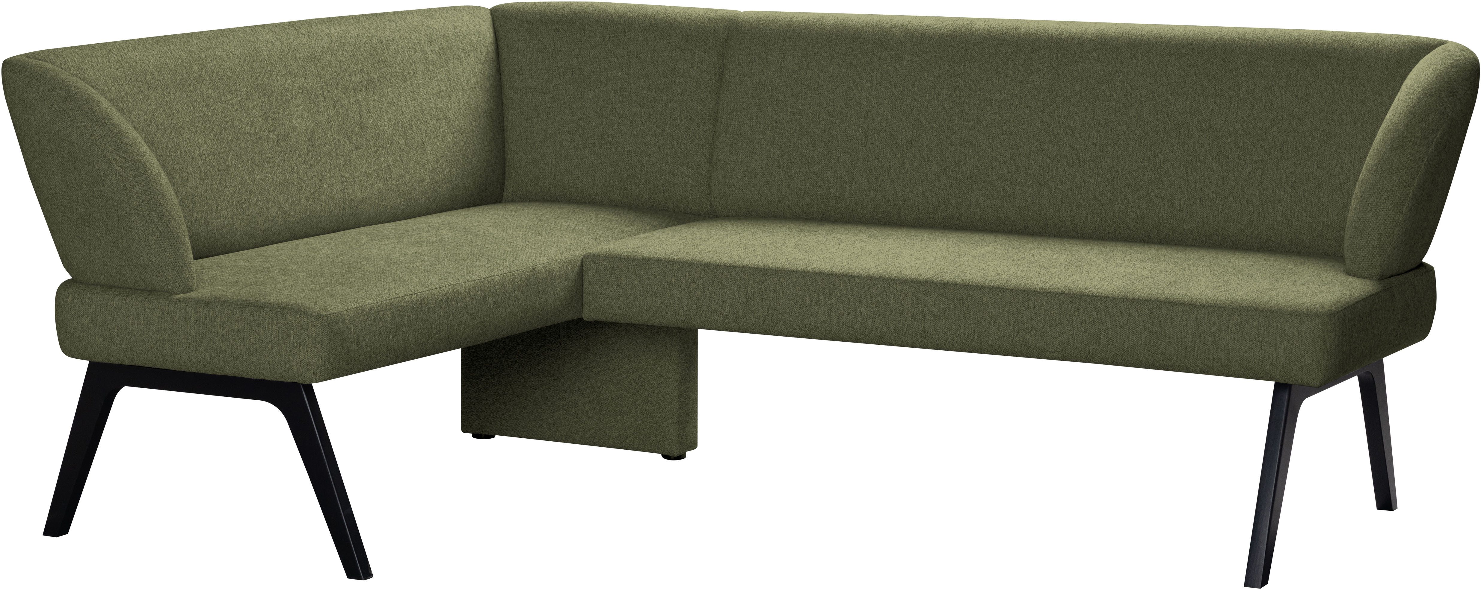 Home affaire Eethoek Aretha eetkamerset, zitgroep, hoekbank, keukenbank Eetkamer zitgroep, tafel, stoelen en bank gestoffeerd, Nosag-vering (4-delig)