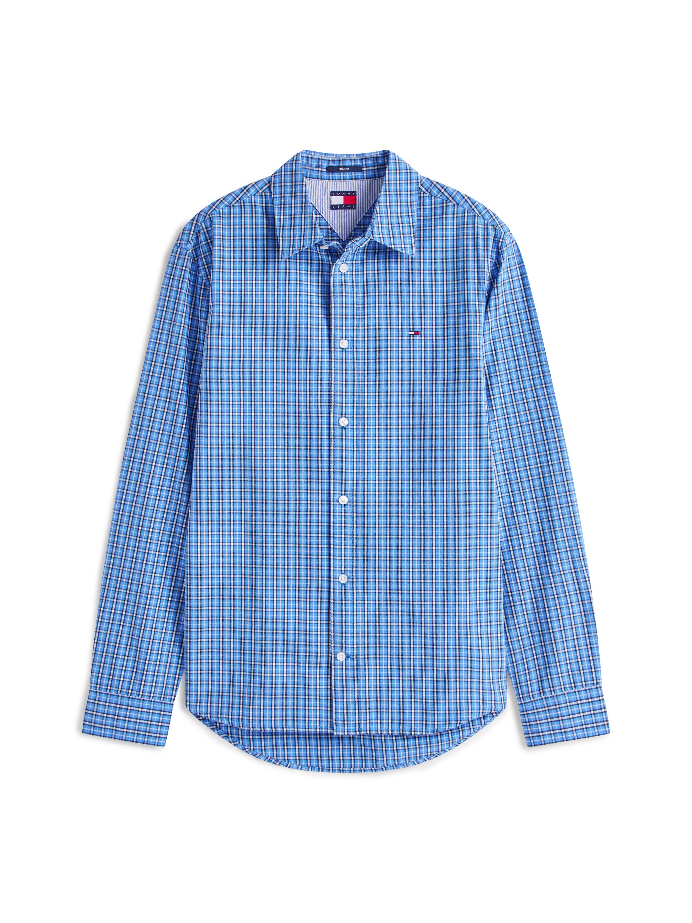 TOMMY JEANS Overhemd met lange mouwen TJM ESSNT POPLIN REG SHIRT EXT