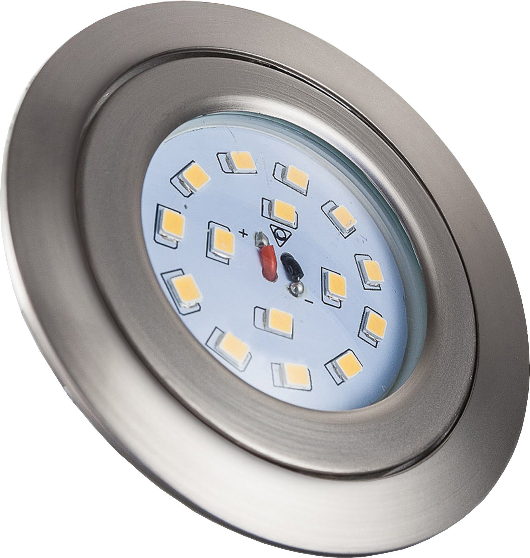 B.K.Licht Ledinbouwlamp 6-delige set inbouwspots, dimbaar, draaibaar, LED inbouwspots