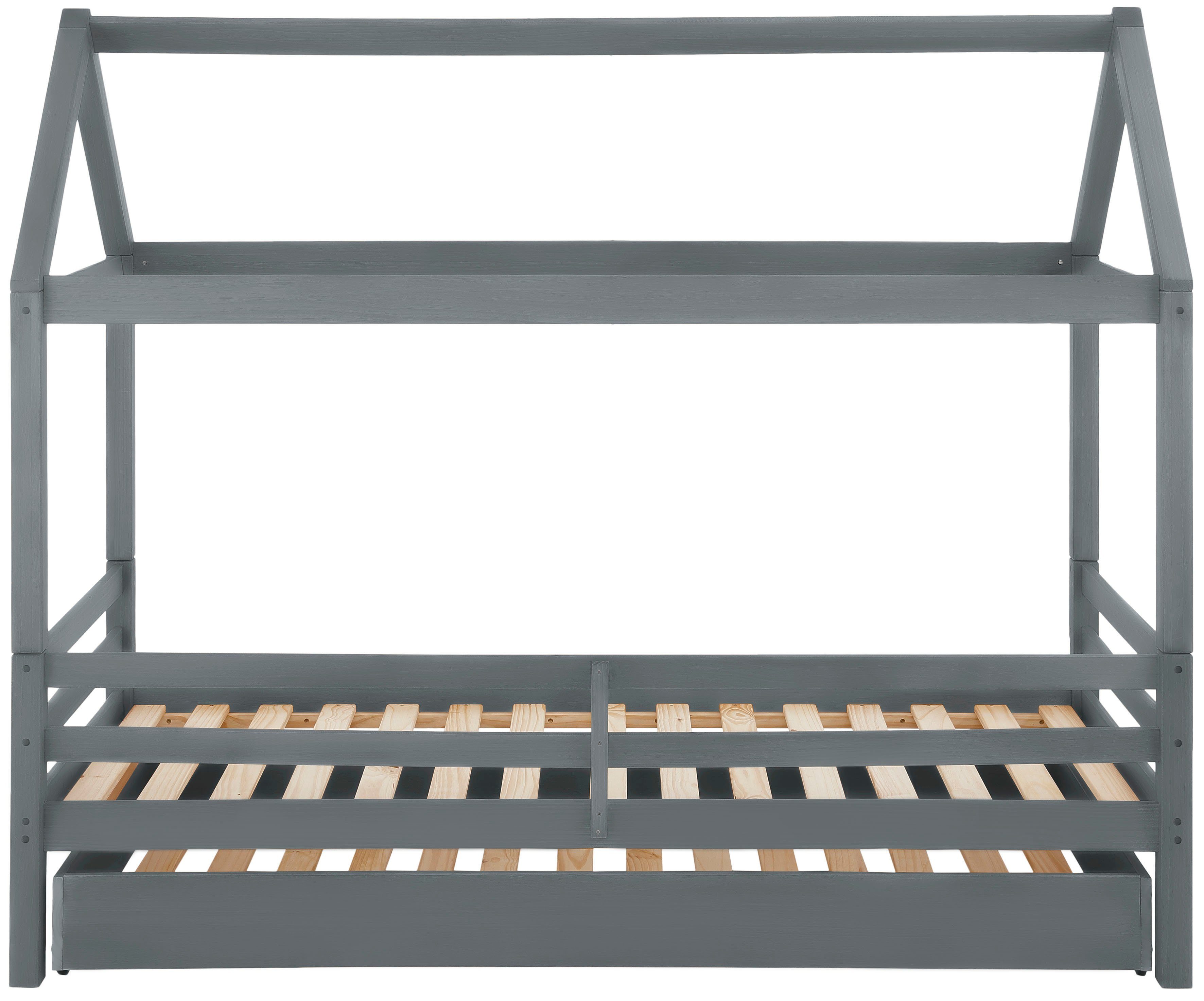 Lüttenhütt Kinderledikant Alpi inclusief bedlade en lattenbodem, ligoppervlak 90x200 cm,