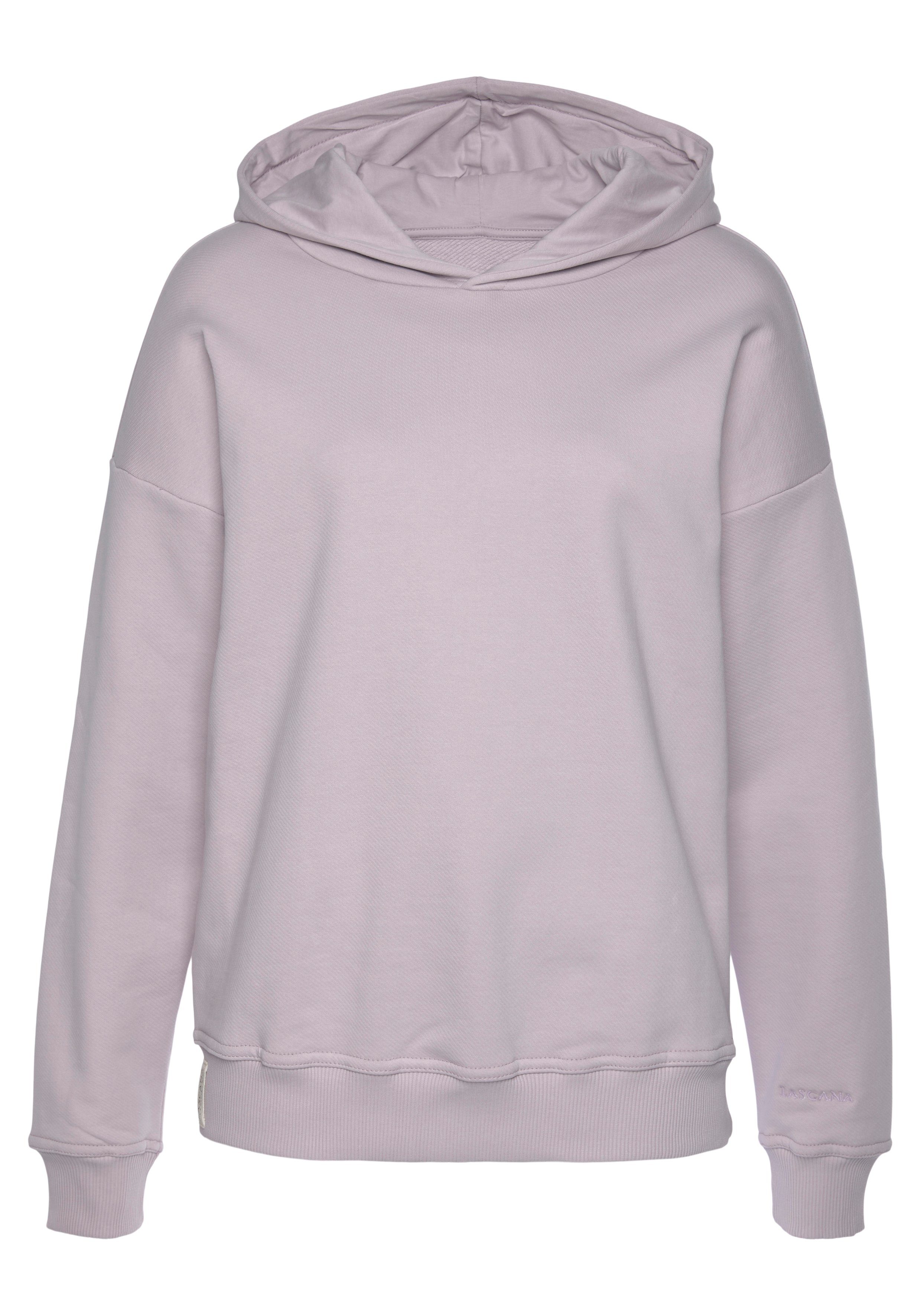 Lascana Hoodie van biologische katoen, loungewear