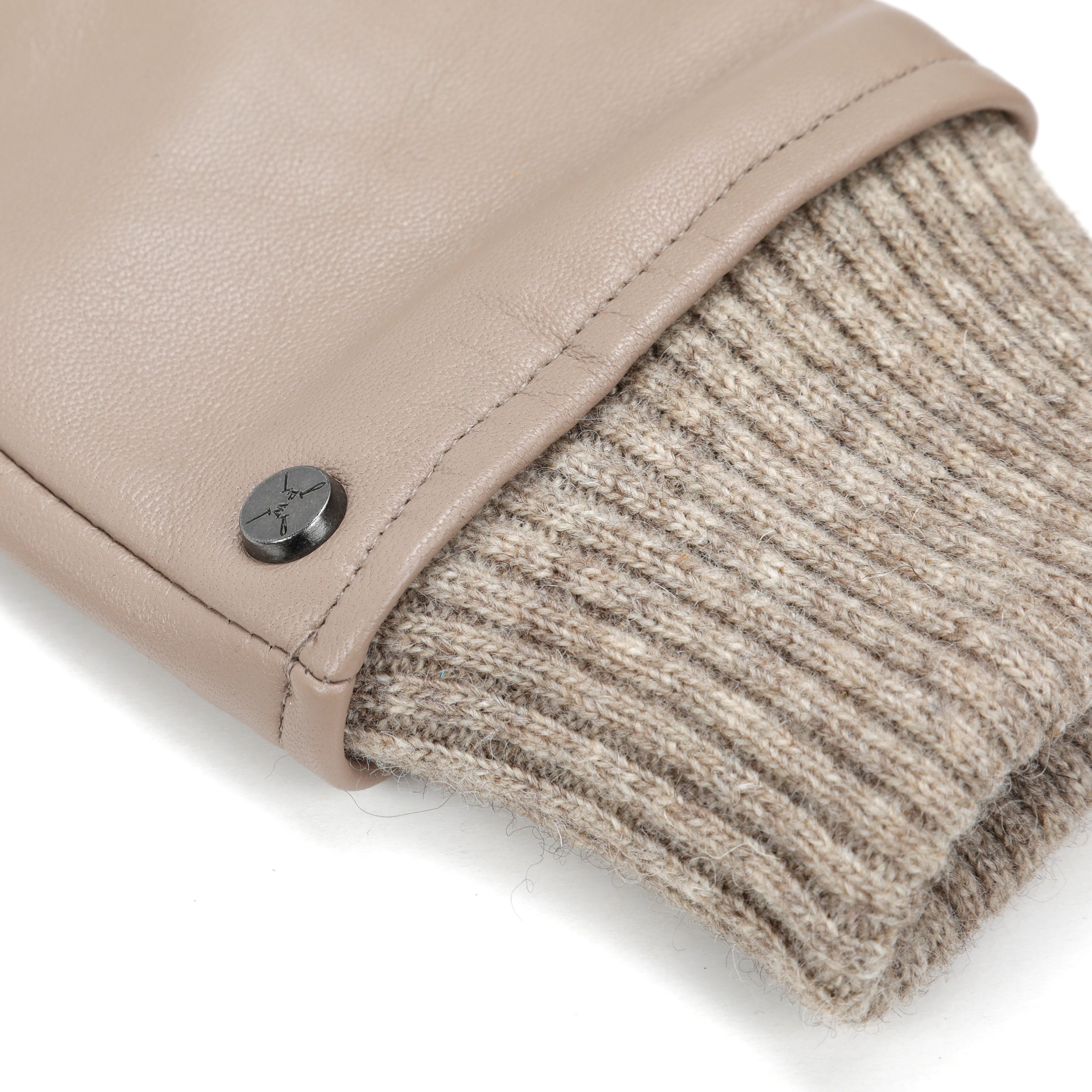 PEARLWOOD Leren handschoenen ARMA met wol, zachte fleece voering (1 paar)