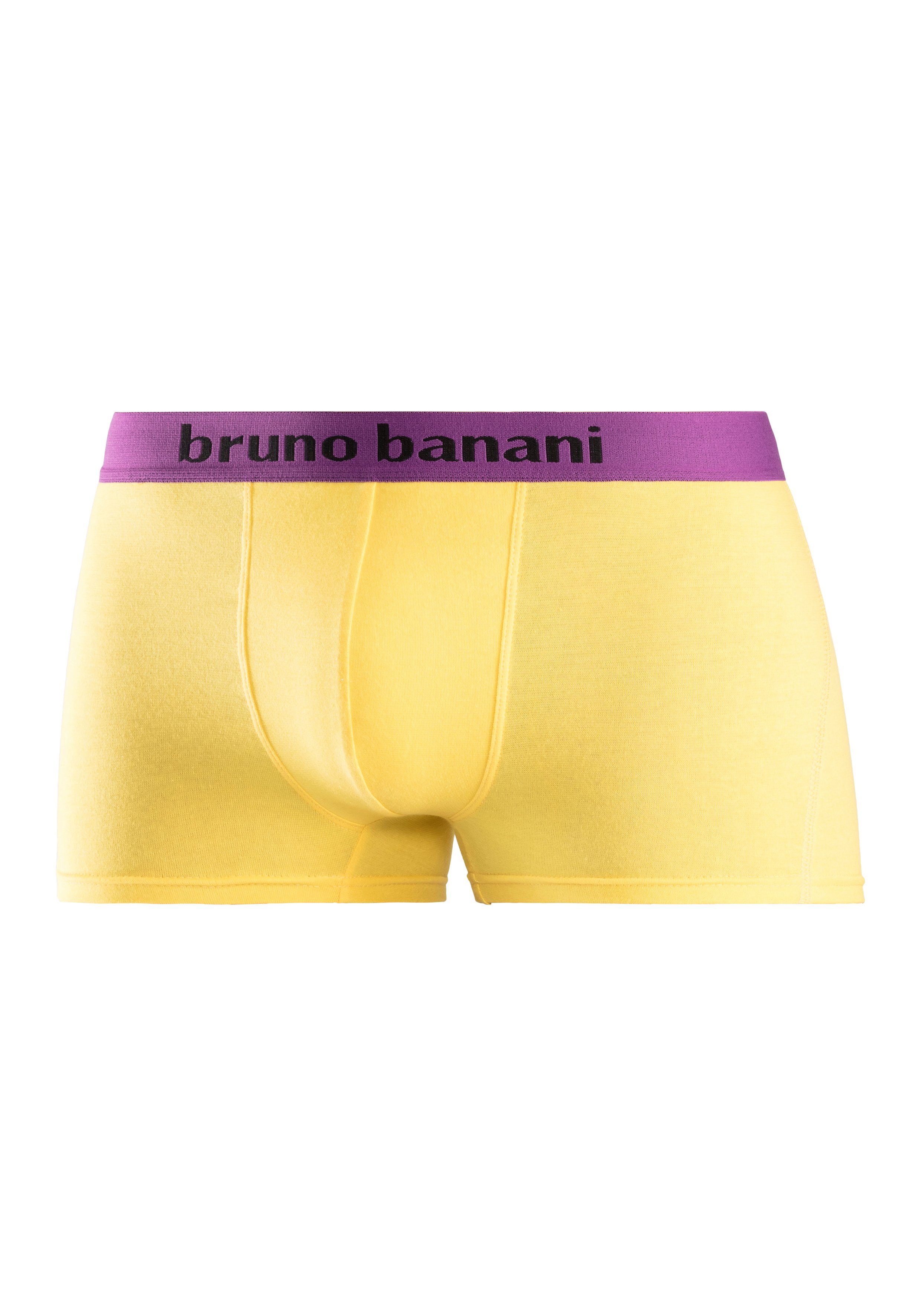Bruno Banani Boxershort voor heren met gekleurd merkopschrift bij de boord (set, 4 stuks)
