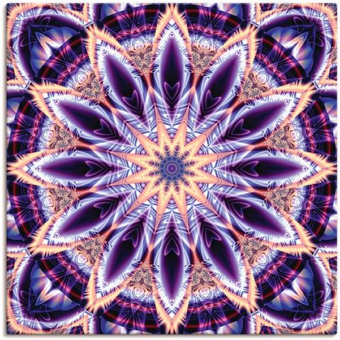 Artland artprint Mandala Stern lila