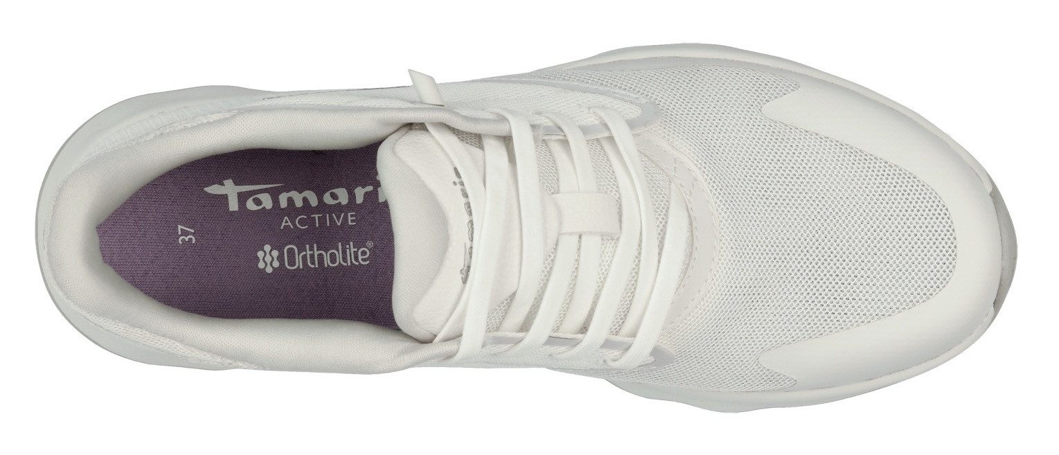 Tamaris Slip-on sneakers Nowana , vrijetijdsschoen, lage schoen, slippers met ortholite-uitrusting