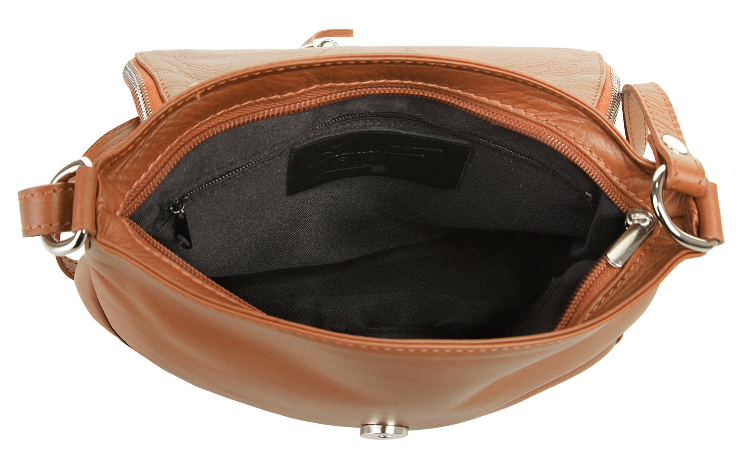 Samantha Look Schoudertas echt leer, made in italy
