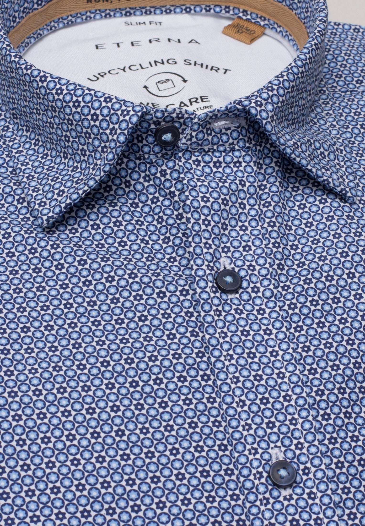 Eterna Overhemd met lange mouwen Slim fit