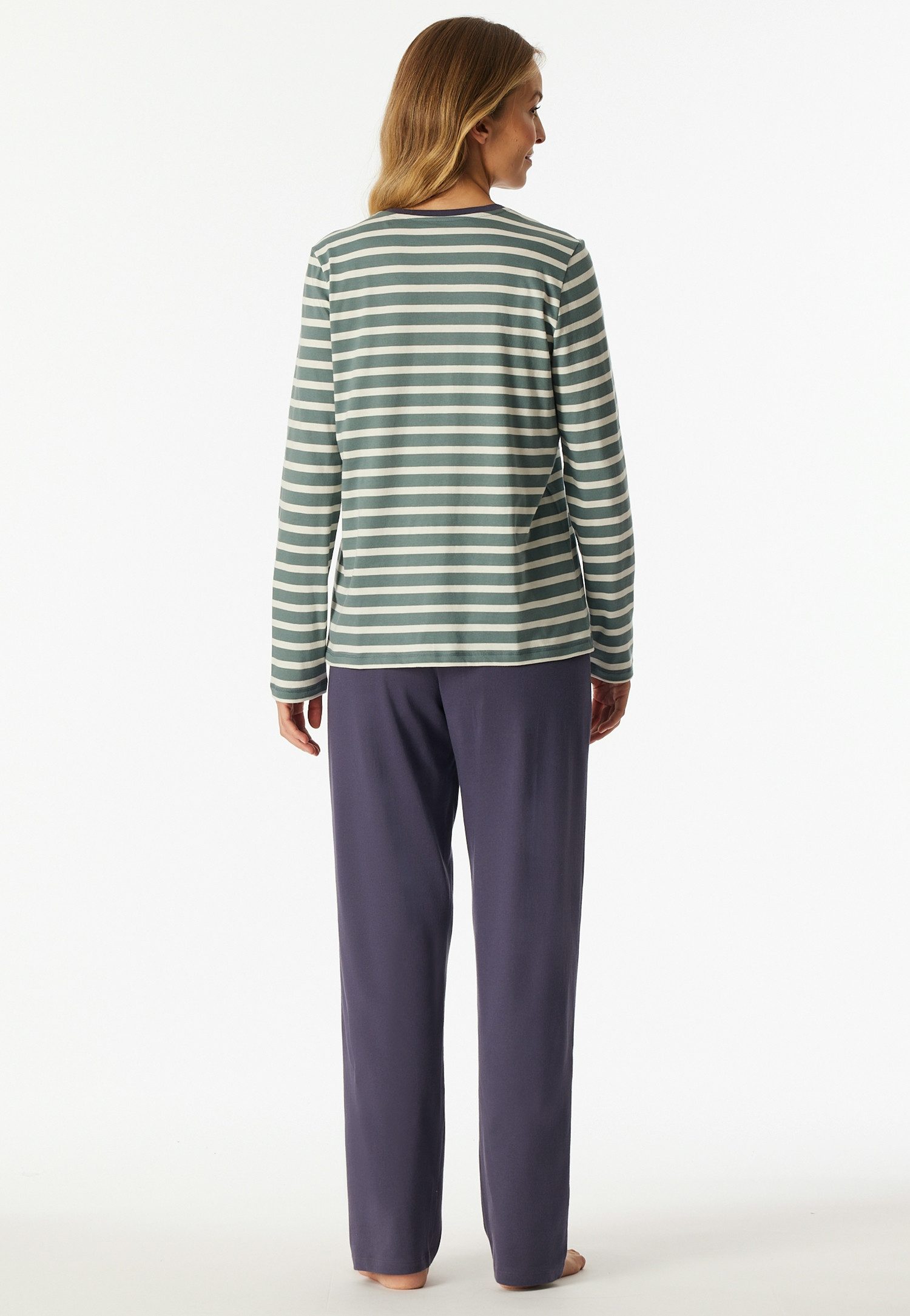 Schiesser Pyjama Casual Essentials met comfortabele boorden (2-delig)