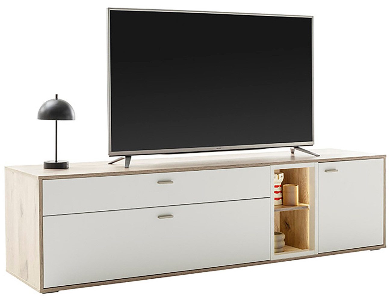 MCA furniture Tv-meubel SANTERNO met 1 deur, 2 lades, open vakken, tv tot 80 inch