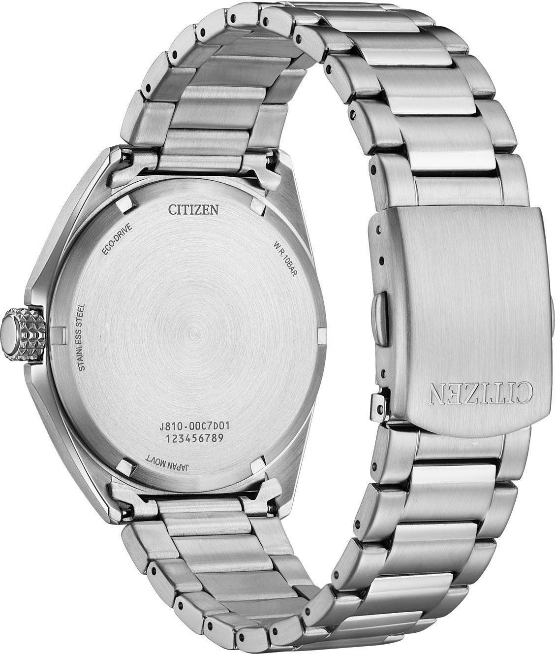 Citizen Solarhorloge Polshorloge, herenhorloge, analoog, dag, batterijontladingsindicator