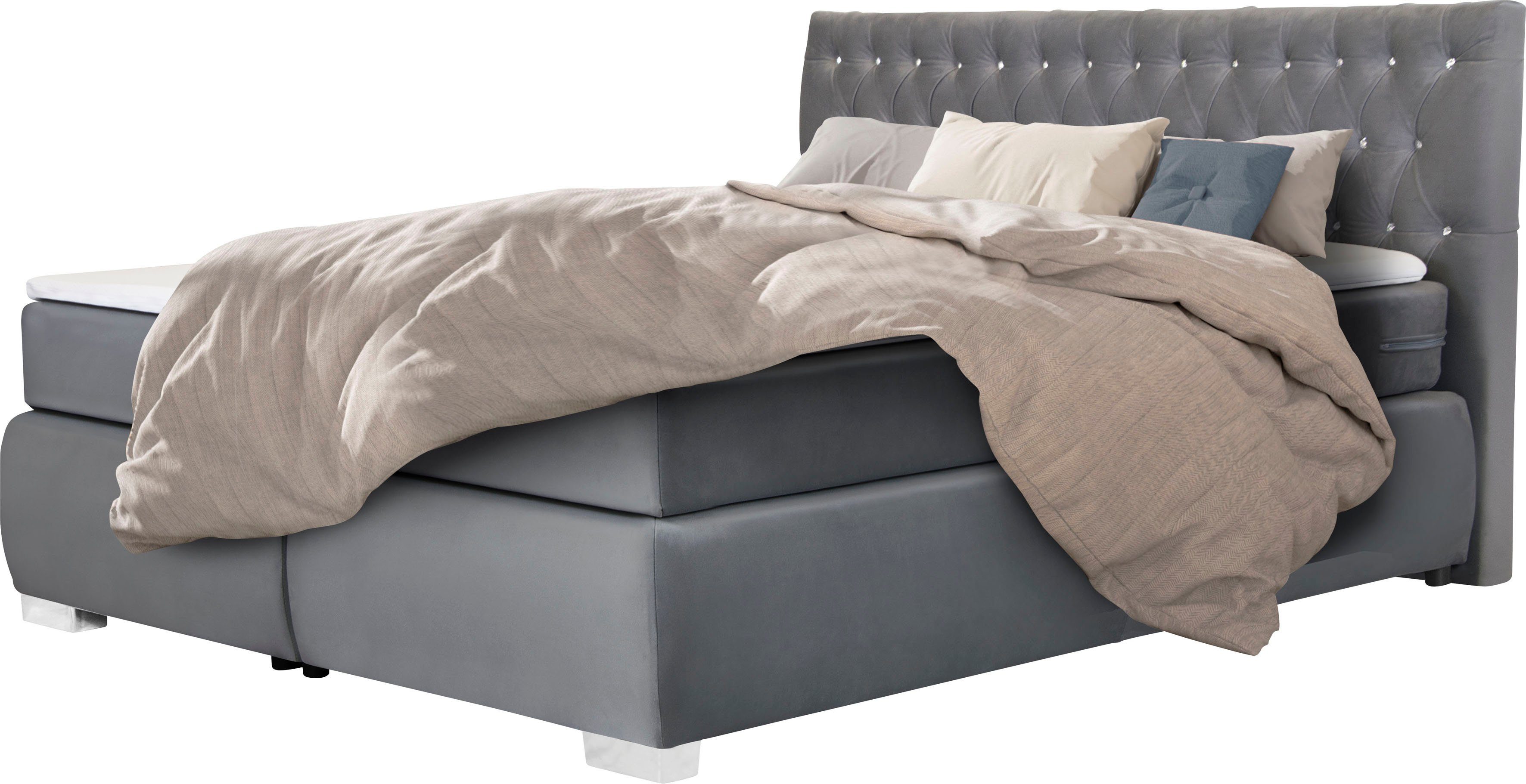 Leonique Boxspring Rumba Pocketveringsmatras in hardheid 3, in 4 breedten, incl. topmatras