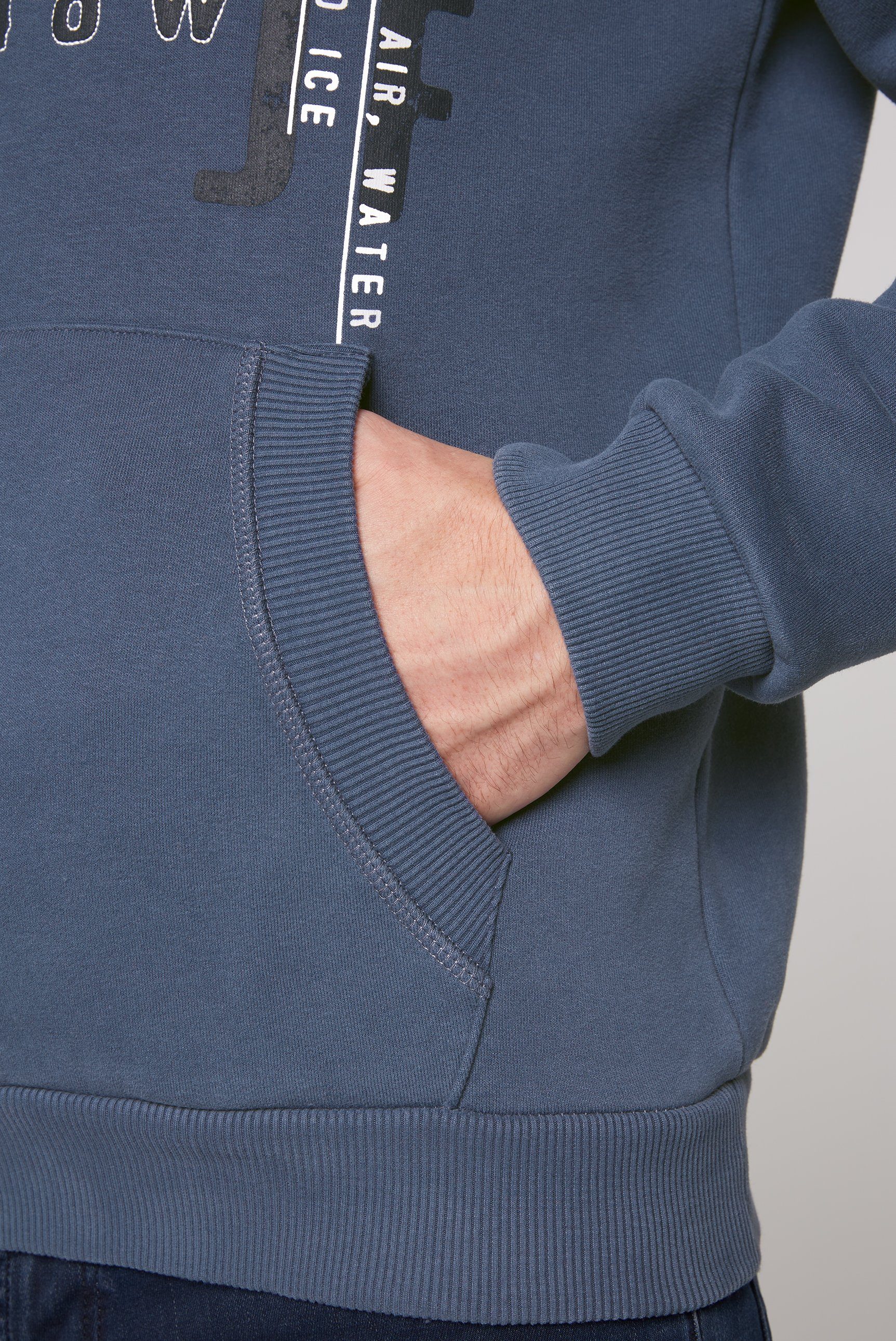 CAMP DAVID Hoodie met merk-applicaties