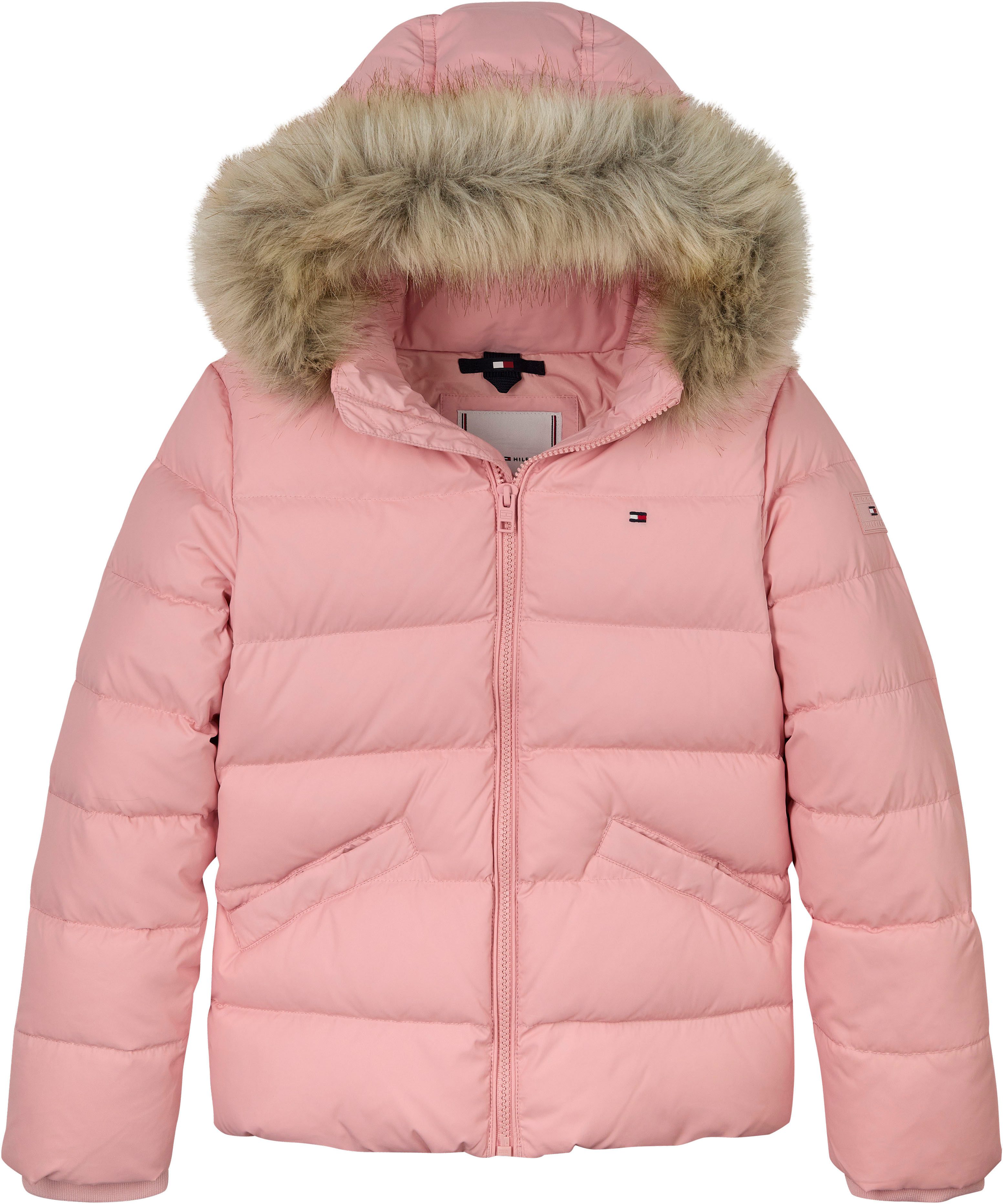 Tommy Hilfiger Gewatteerde jas ESSENTIAL FUR HOOD JACKET met imitatiebont bij de capuchon