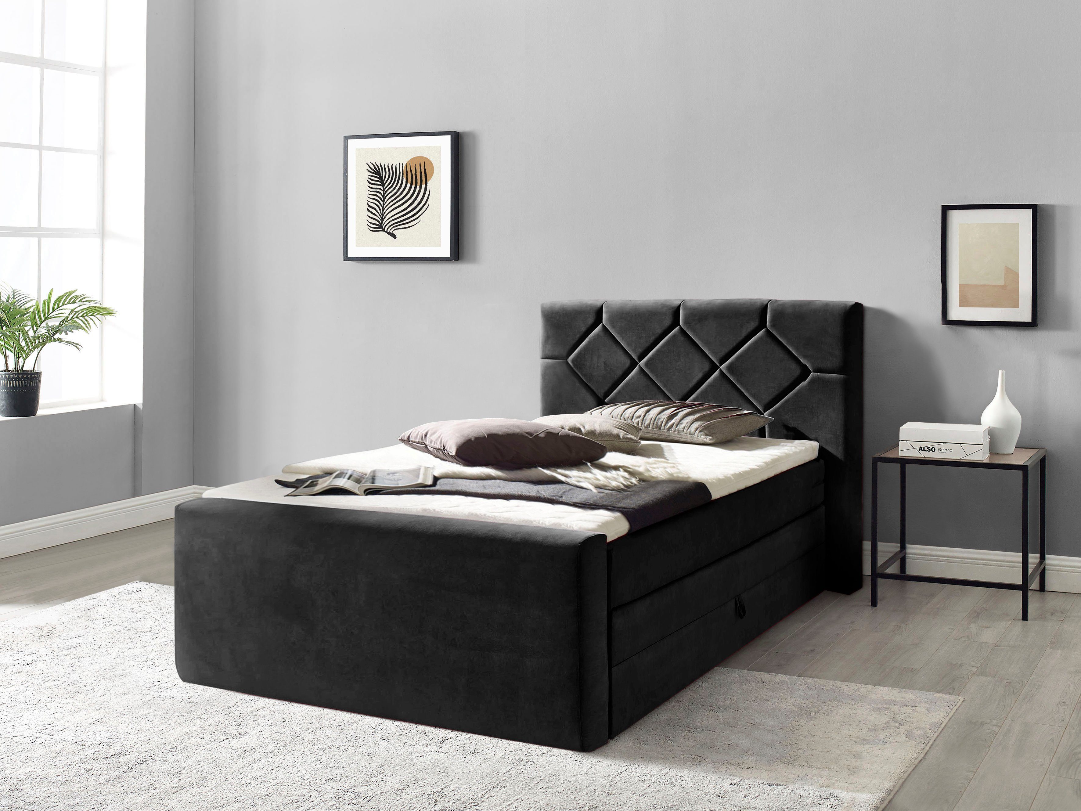 Places of Style Boxspring Atlanta inclusief topmatras en bedkist