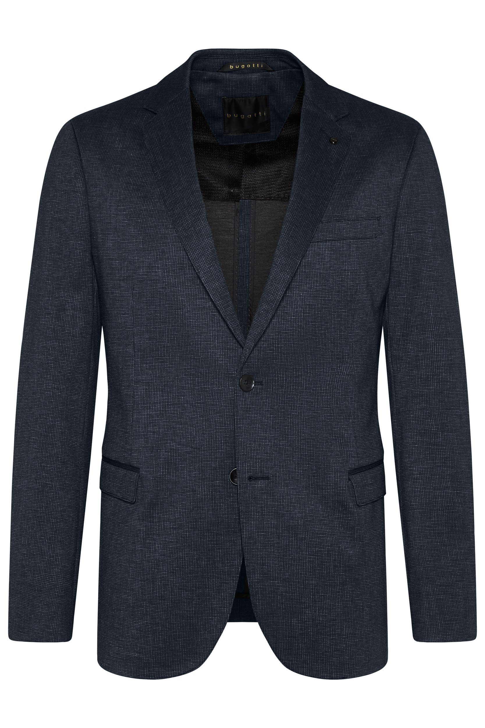 Bugatti Colbert met een fijne structuur heren colberts & blazers maat 48 blauw
