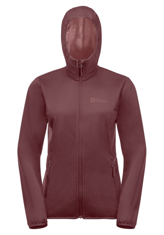 Jack Wolfskin Softshell-jack WINDHAIN HOODY W