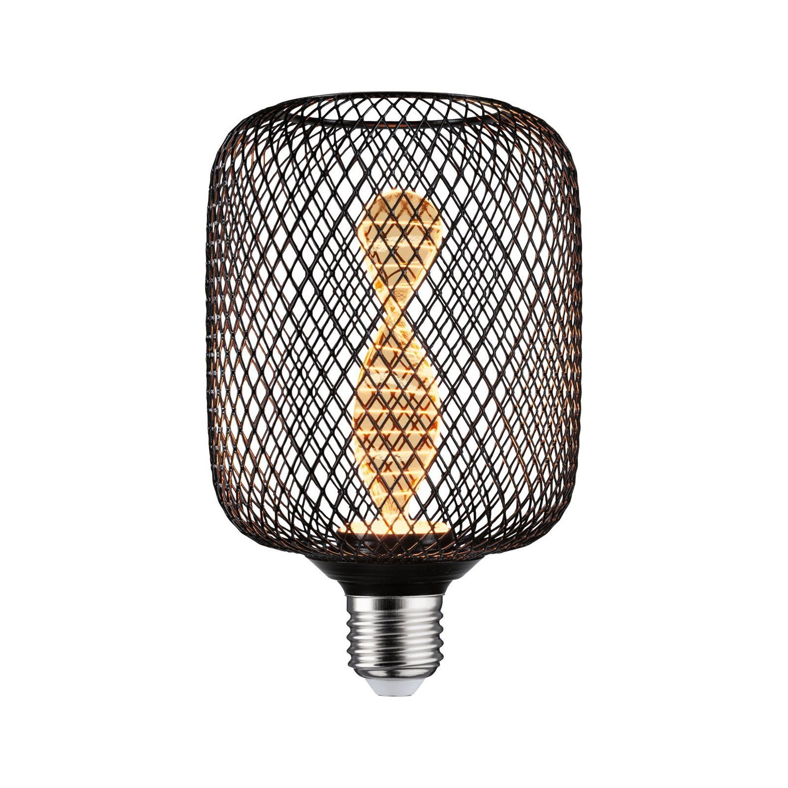 Paulmann Led-verlichting Metallic Glow Zyl zwart Helix 110lm 3,5W 1800K 230V