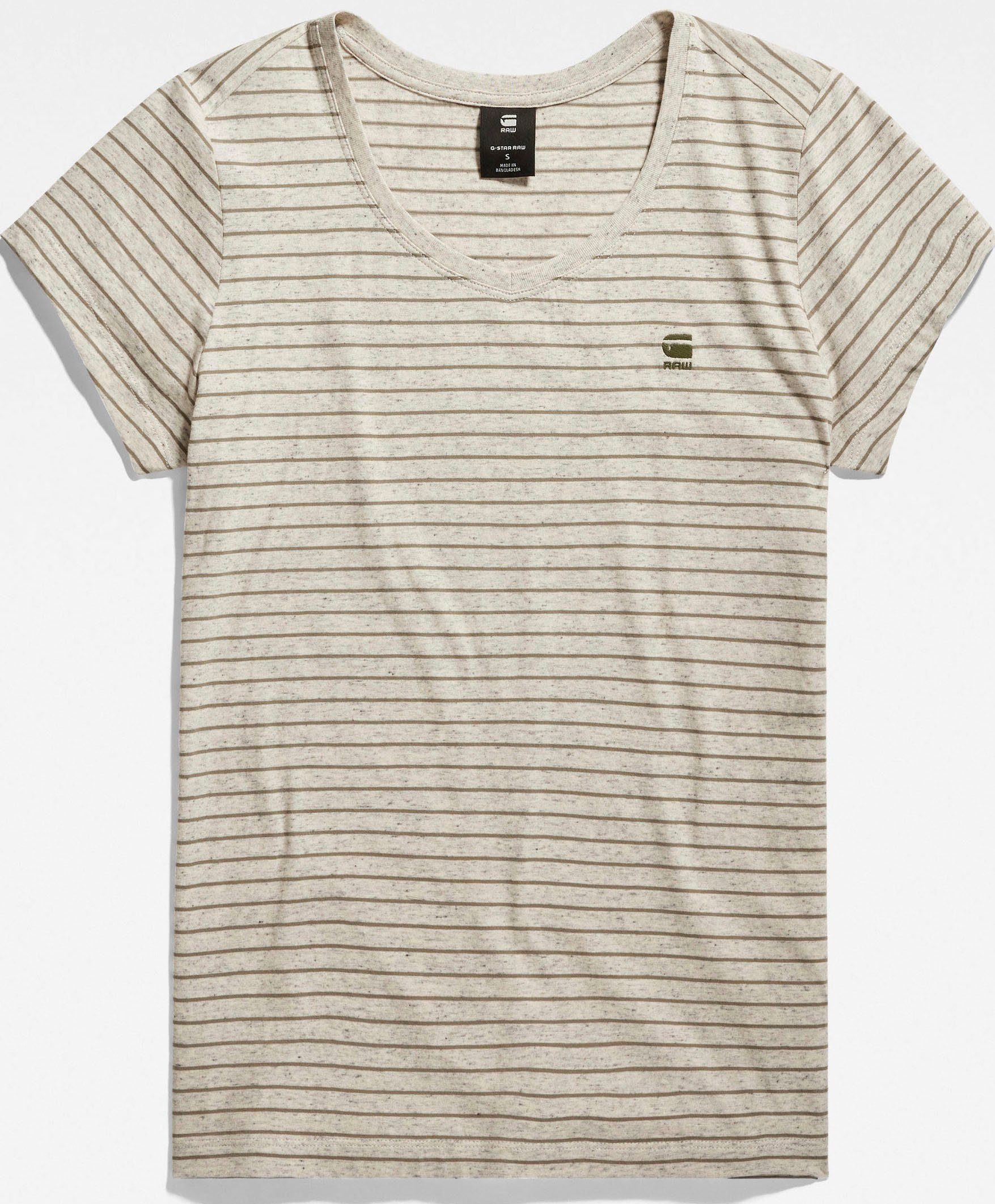 G-Star RAW Shirt met V-hals Eyben