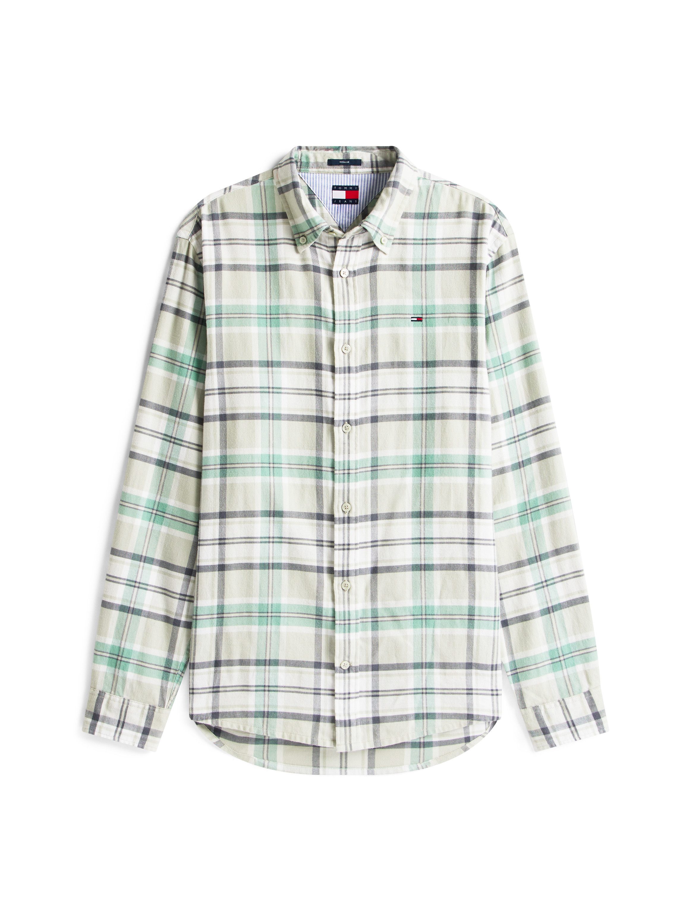 TOMMY JEANS Flanellen overhemd TJM REG FLANNEL CHECK SHIRT EXT