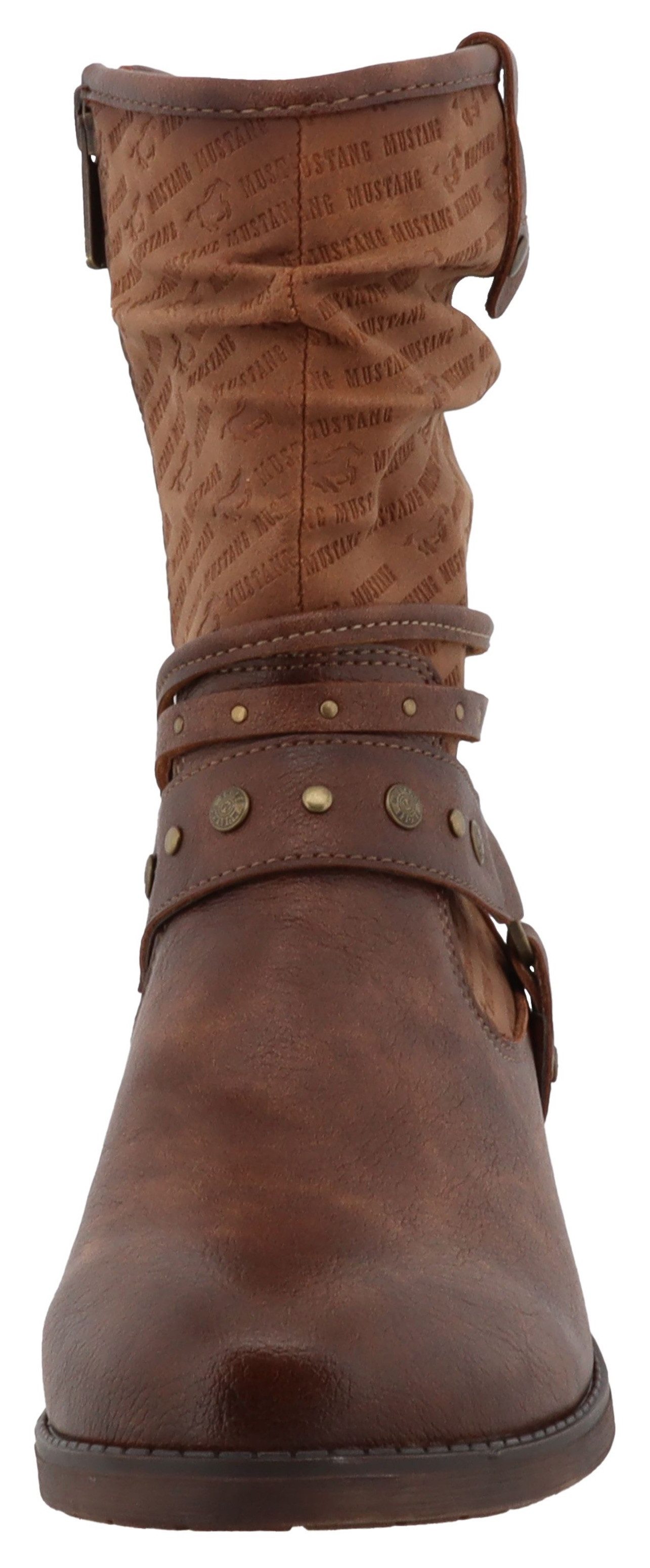 Mustang Shoes Winterlaarzen FABIENNE Enkellaarsje, westernboots in used-look