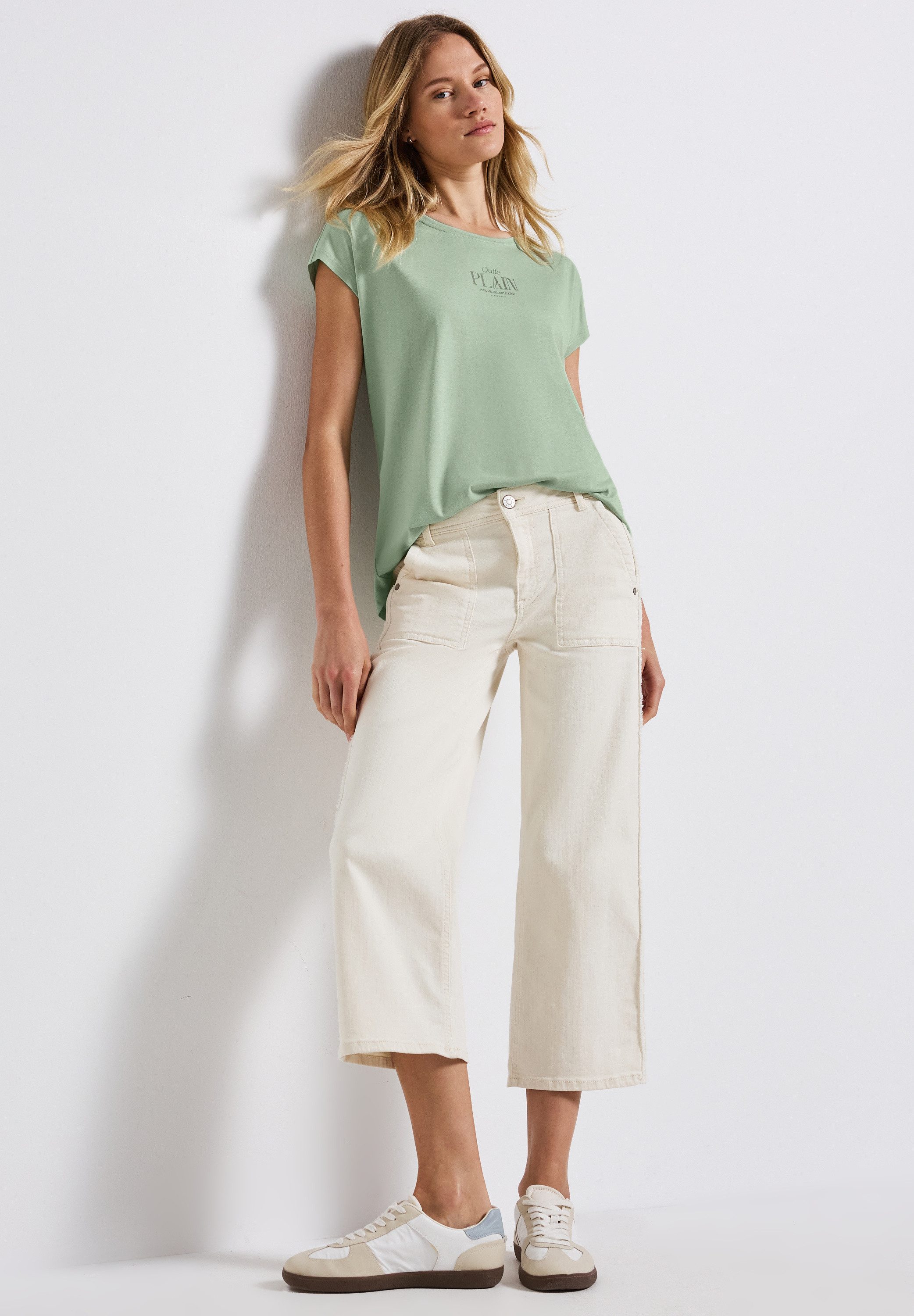 STREET ONE Shirttop met tekstprint