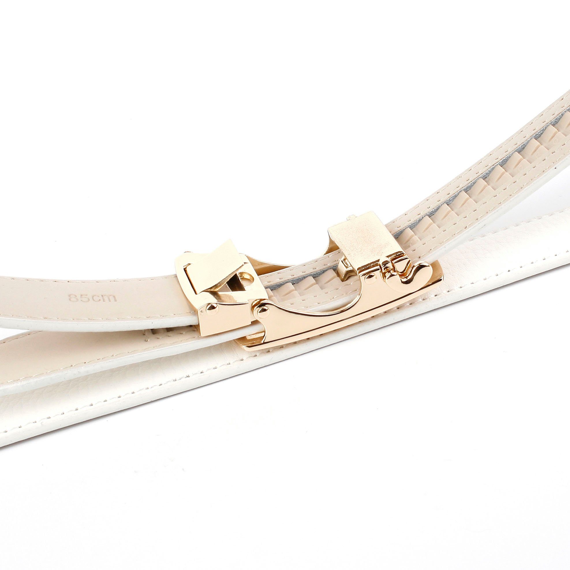 Anthoni Crown Leren riem Elegante leren riem, gesp met spinnenweb