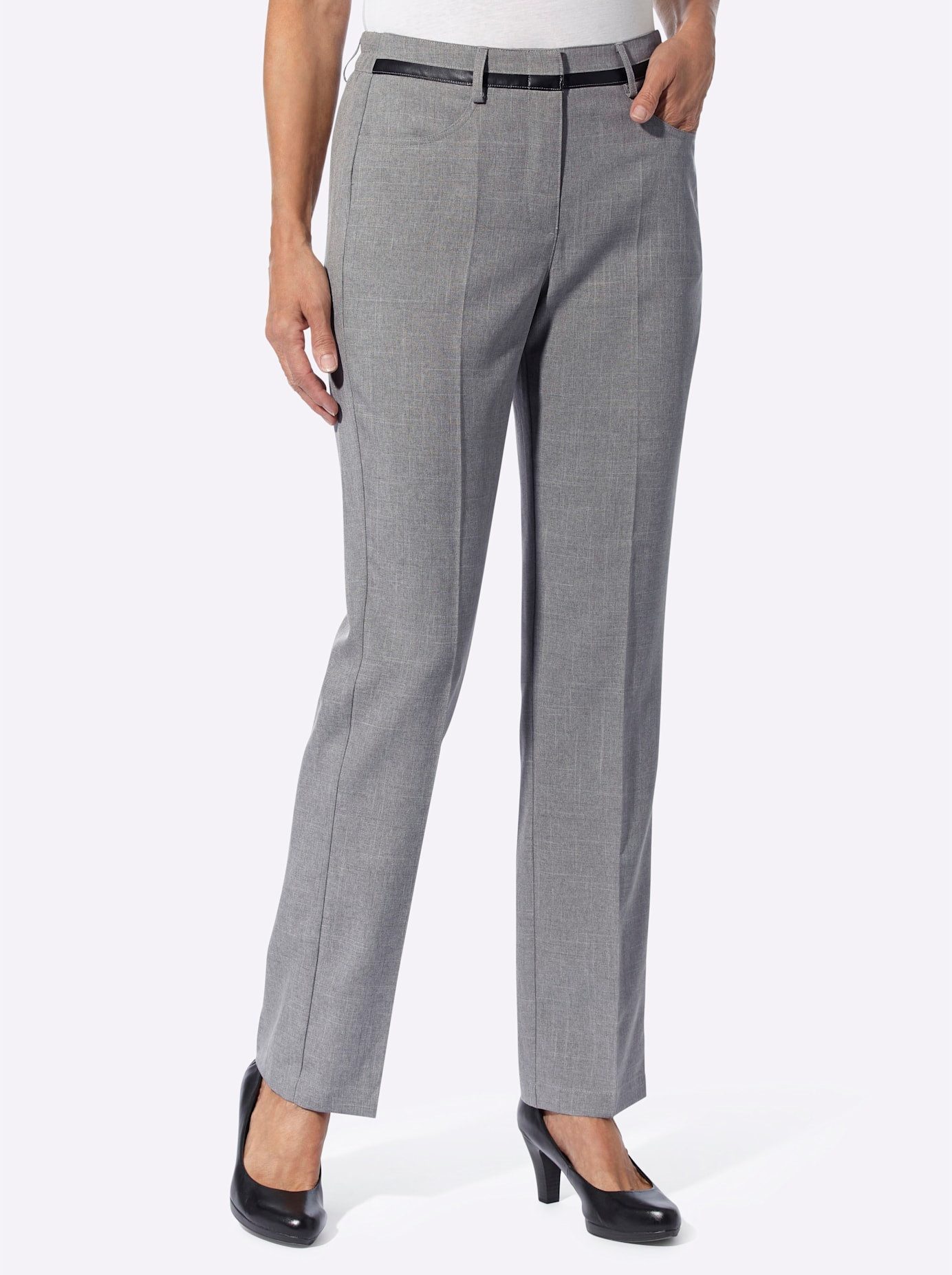 Classic Basics Pantalon met vouw