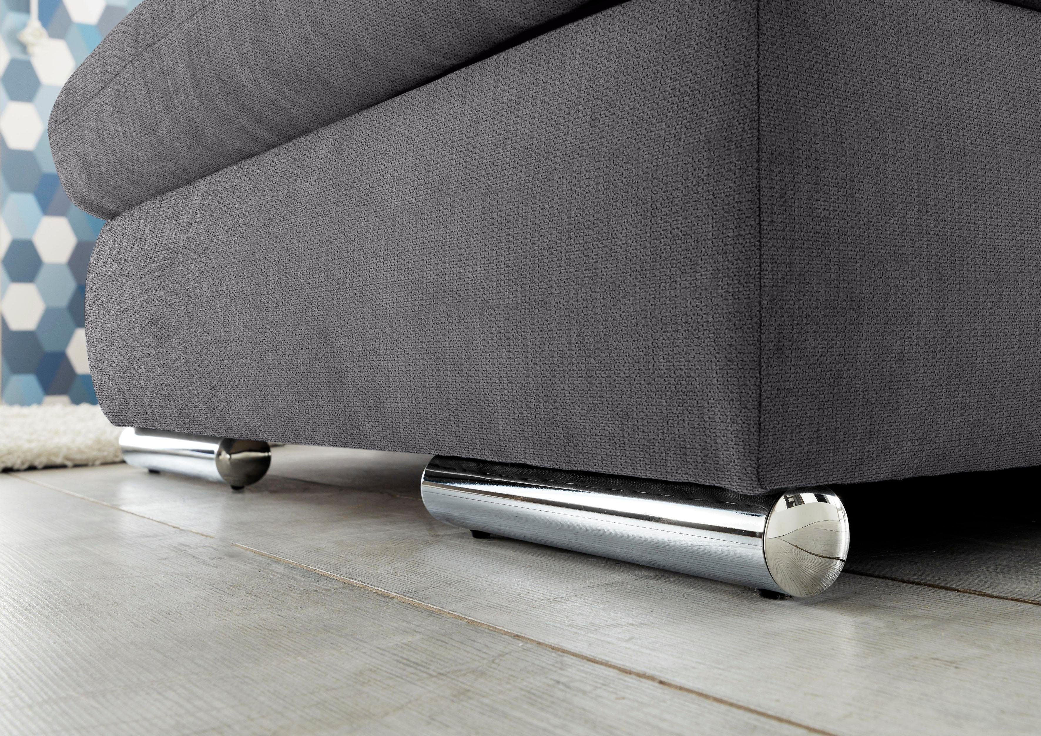 set one by Musterring Zithoek SO 4100 comfortabele pocketvering, incl. hoofdeindeverstelling