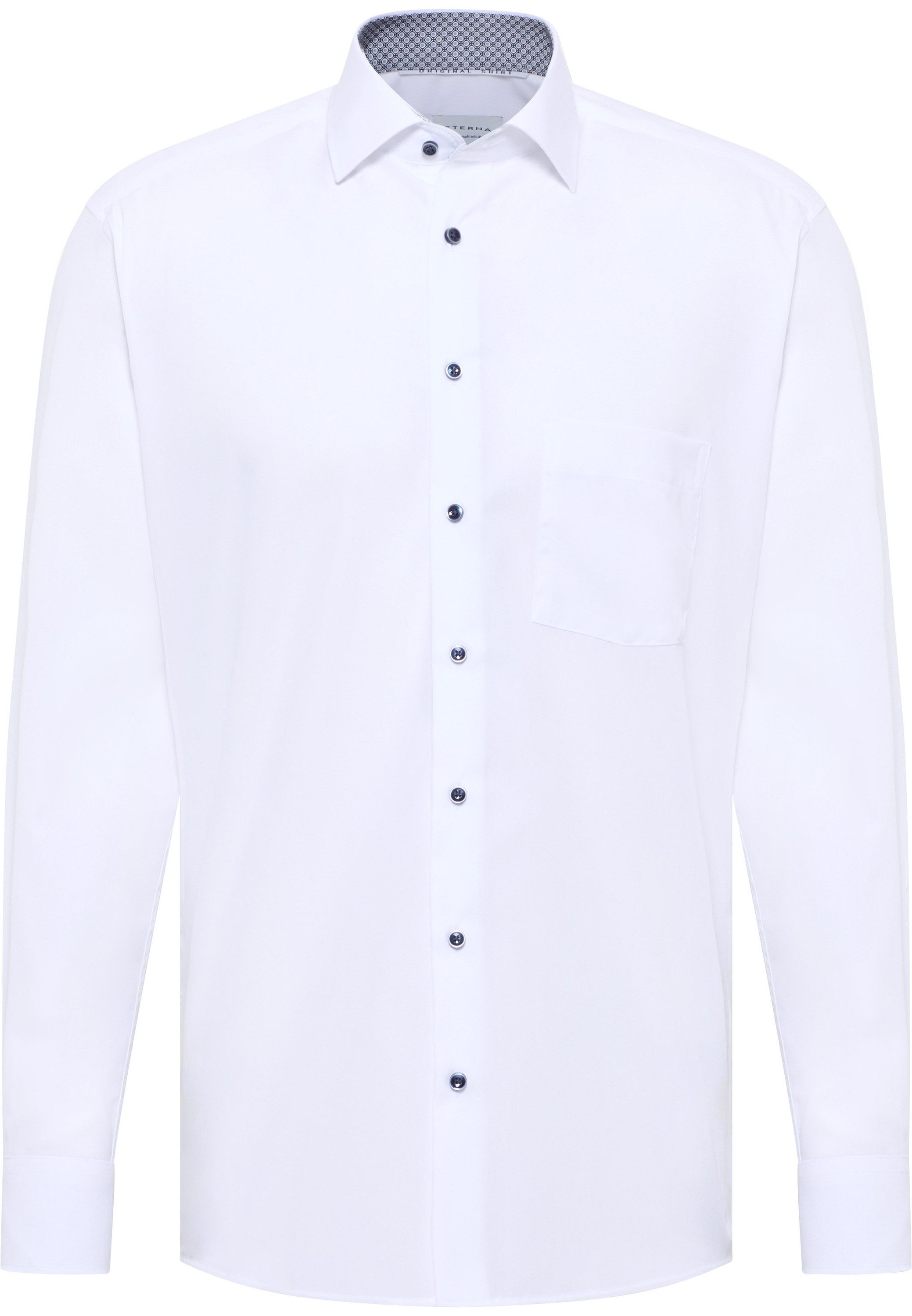 Eterna Overhemd met lange mouwen MODERN FIT NON IRON (strijkvrij)