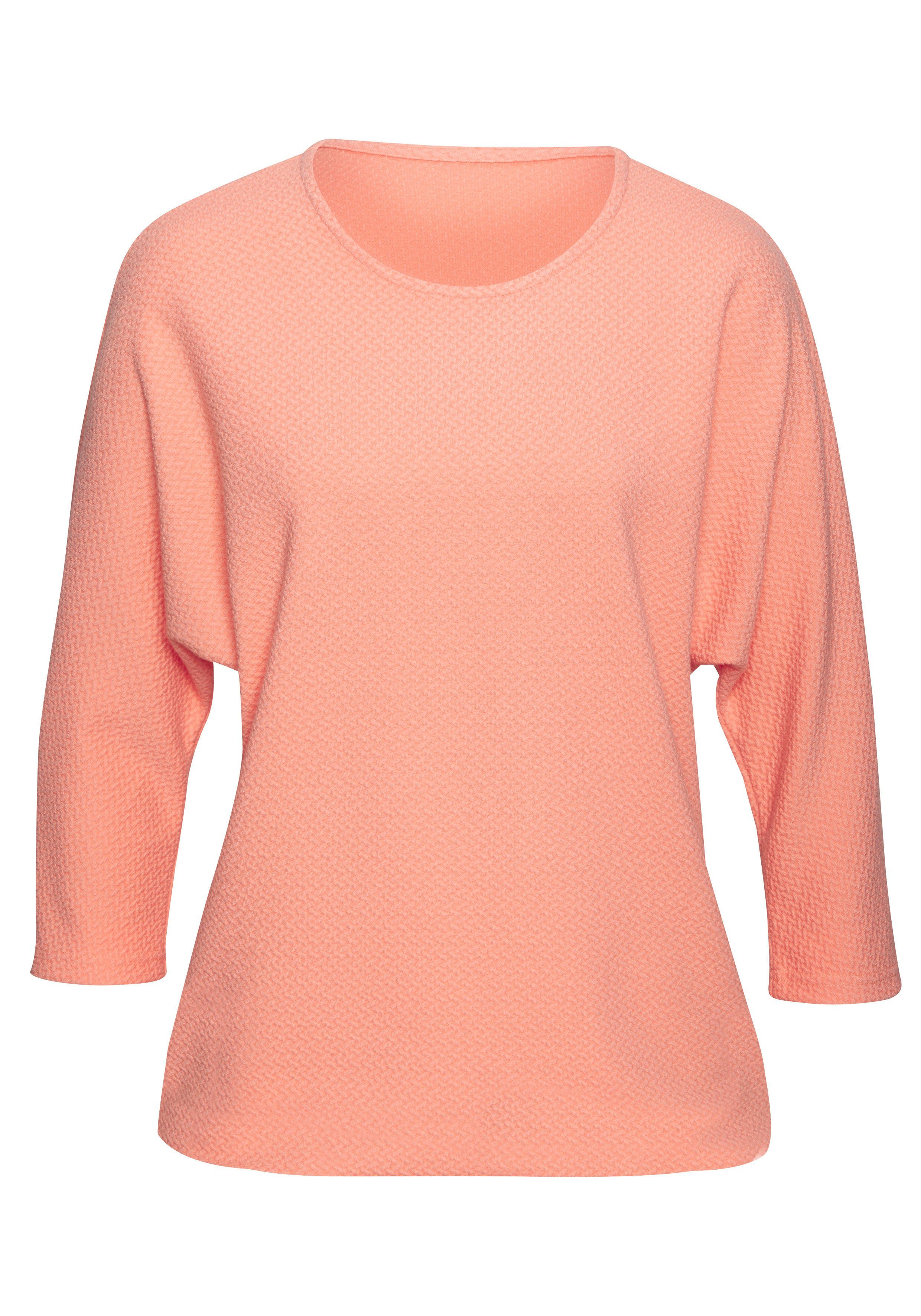 Vivance Shirt met lange mouwen Van kreukvrije structuurkwaliteit (1-delig)