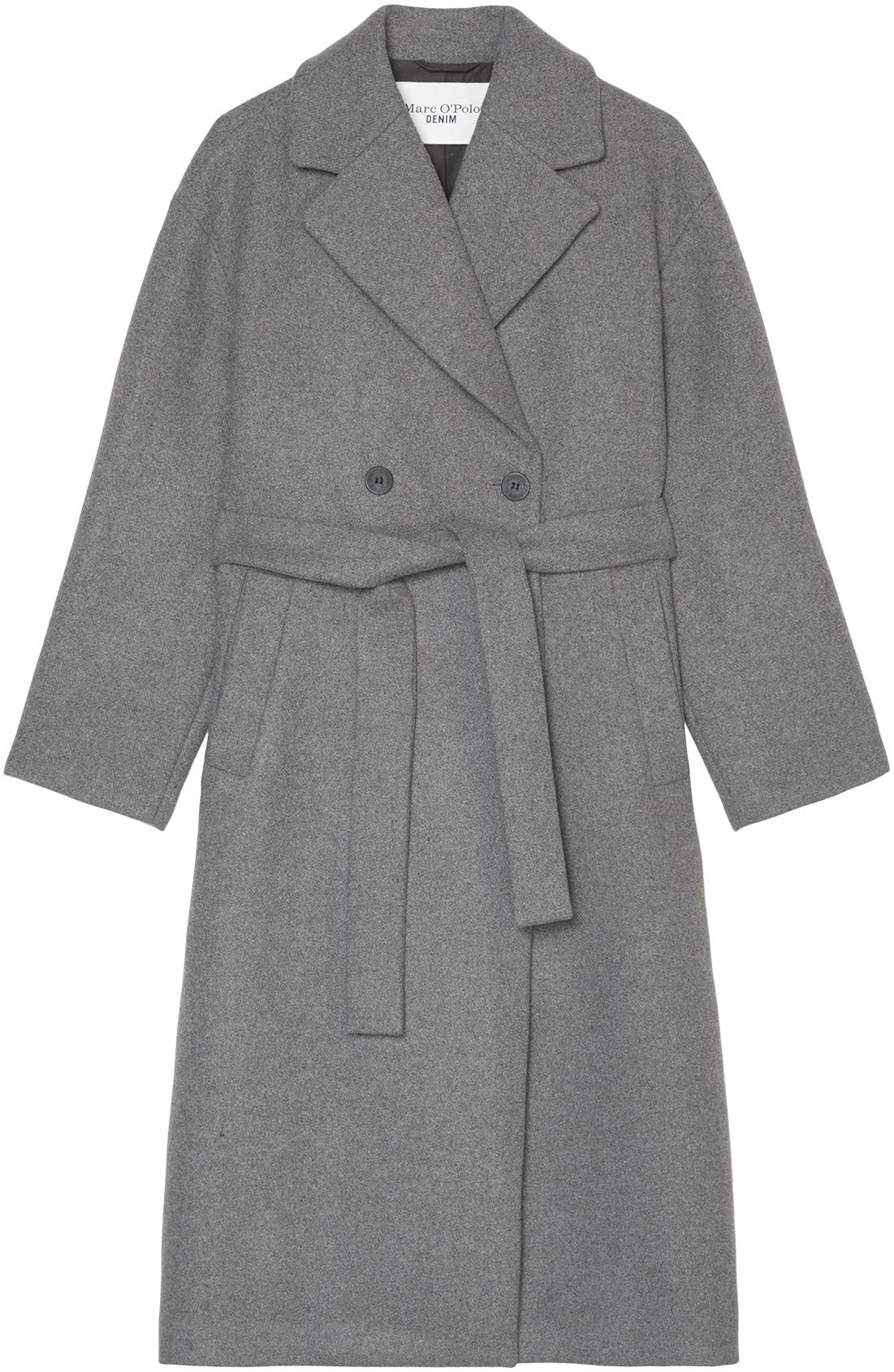 Marc O'Polo DENIM Winterjas met split achter en afneembare riem