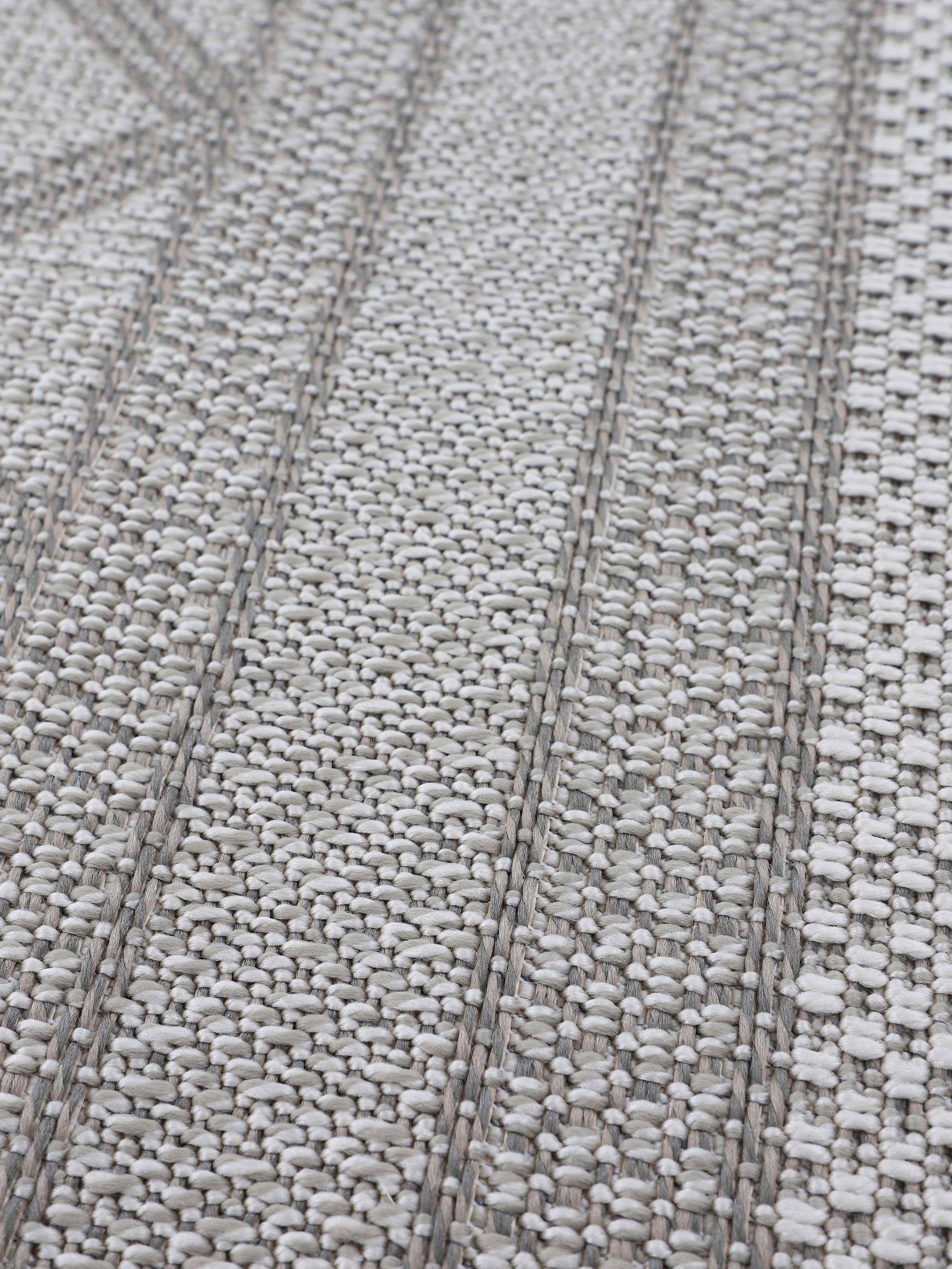 carpetfine Vloerkleed Boho 104 robust vlakweefsel, sisal look, uv-bestendig, buitenruimte
