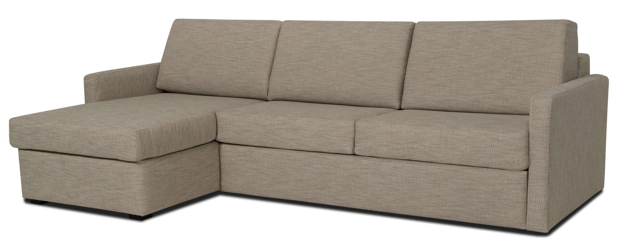Places of Style Slaapbank GOLDPOINT hoekbank 264 cm, ligoppervlak (140/200 cm), L-vorm, Slaapfunctie, Bonell-binnenveringsmatras en volwaardige bedfunctie