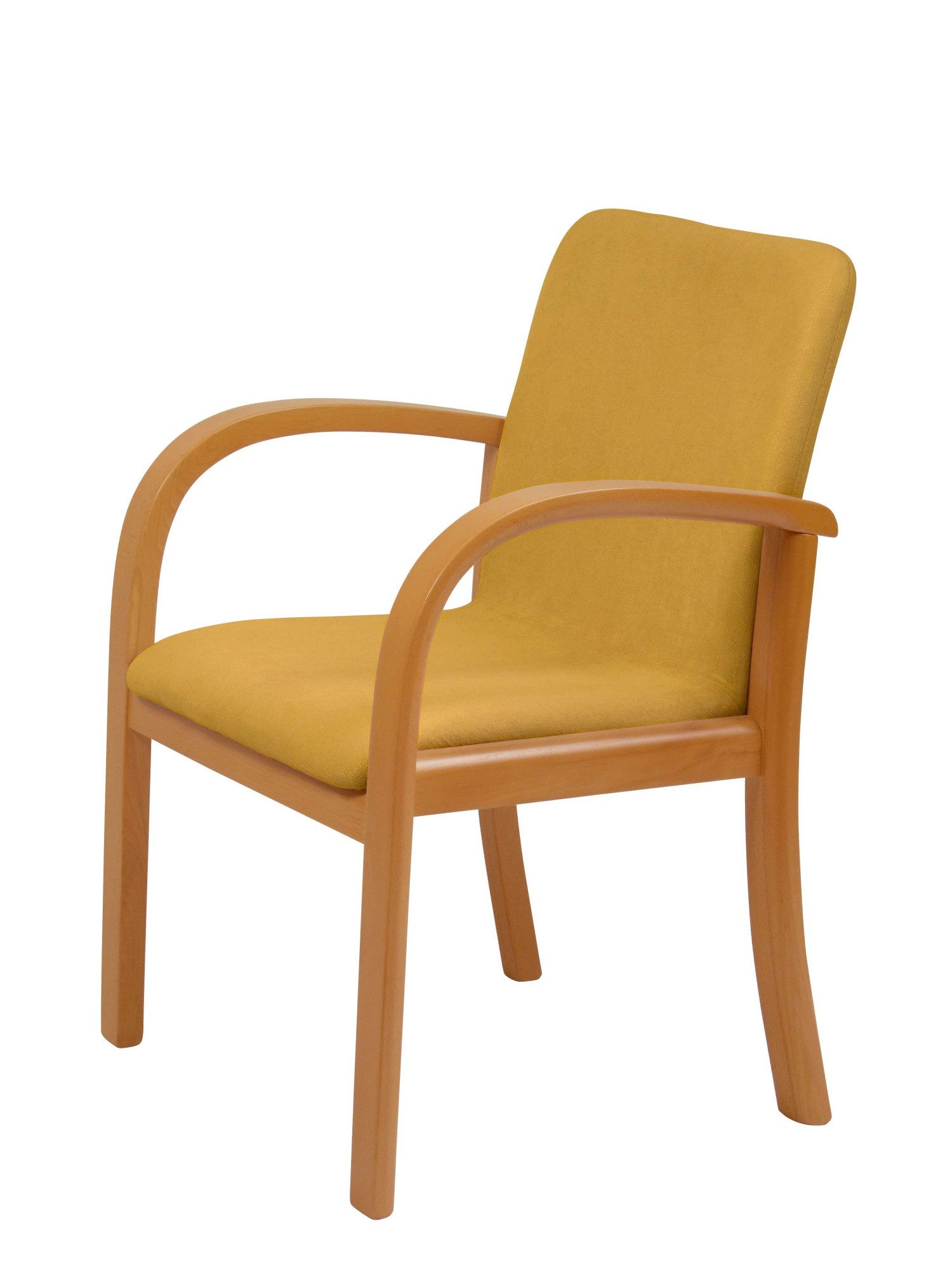 Home affaire Eetkamerstoel LINA707 Extra-comfort, vlekbestendig weefsel, massief hout (1 stuk)