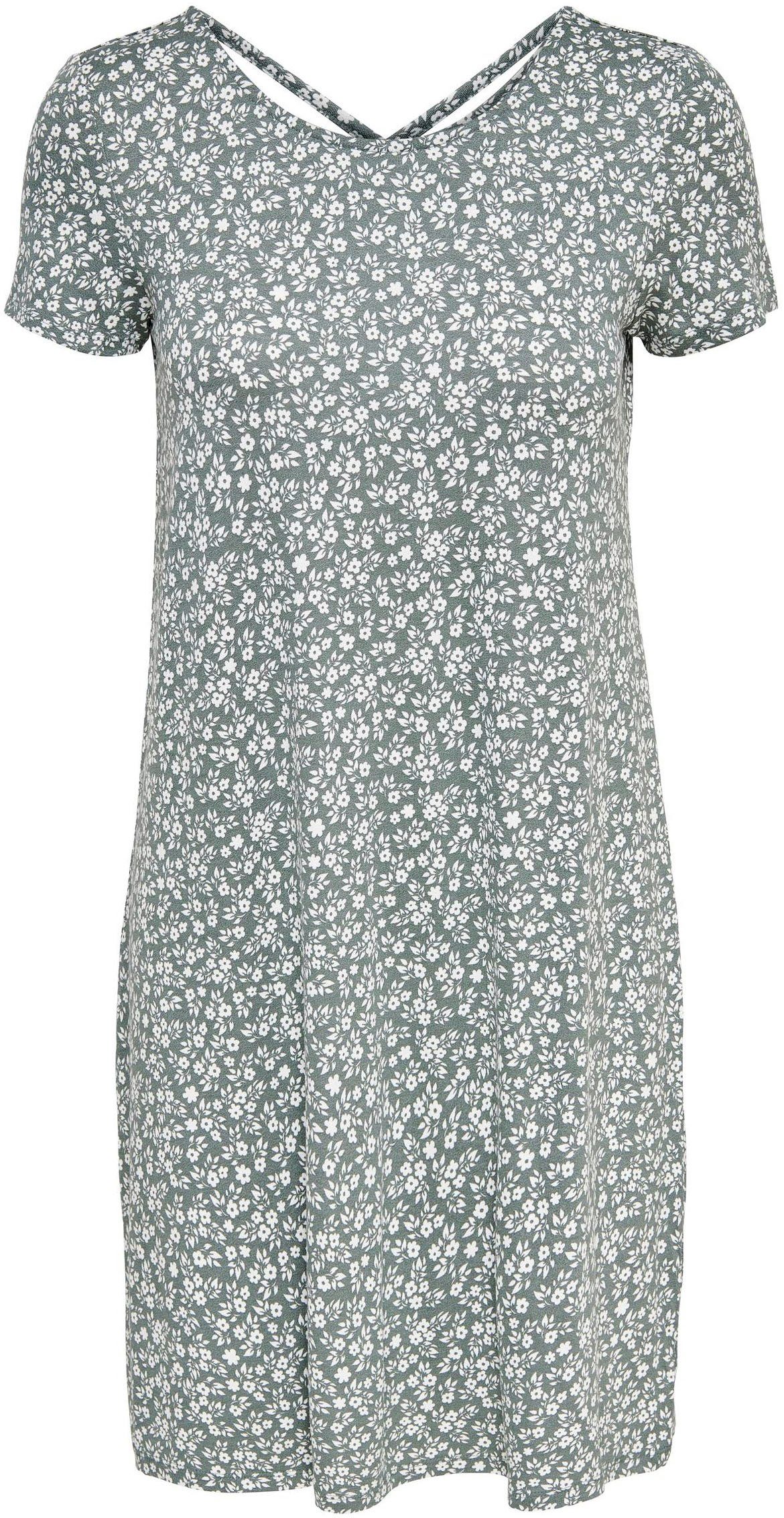 Only Mini-jurk ONLBERA BACK LACE UP S/S DRESS JRS NOOS